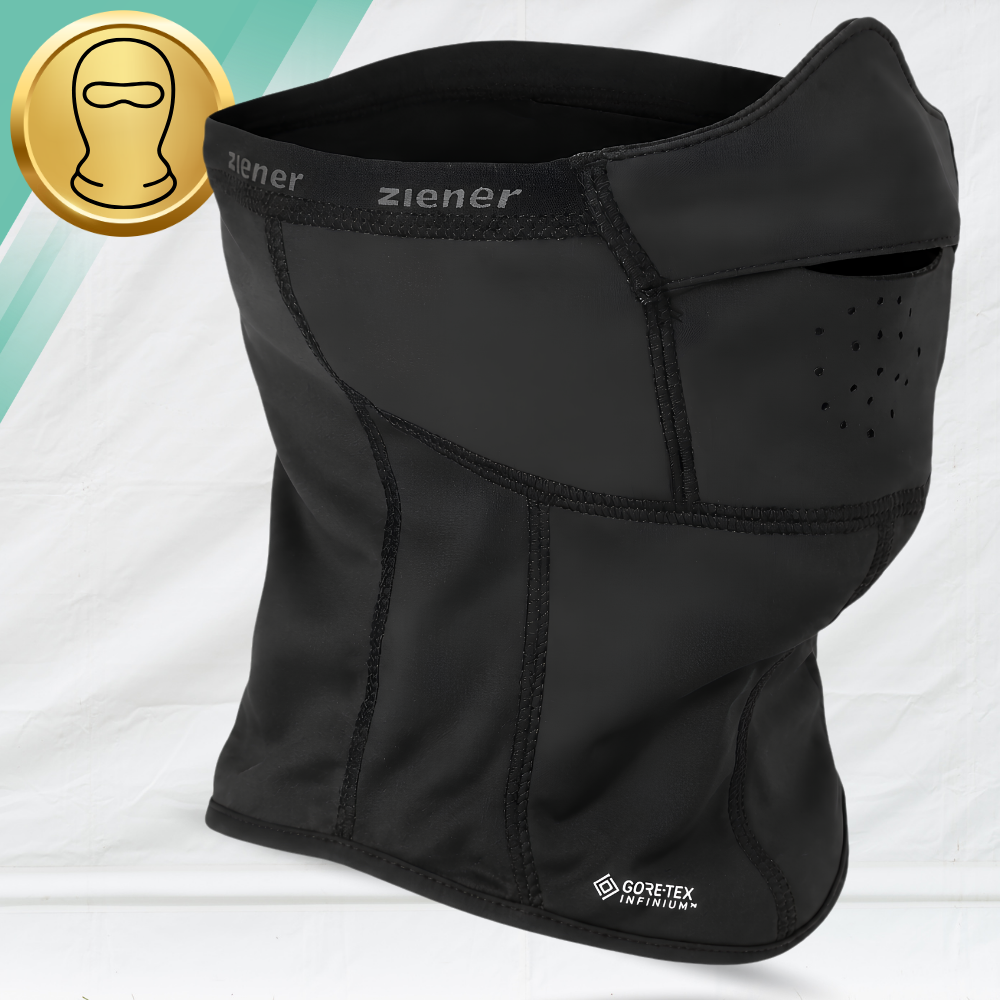 Ziener Ski and Cycling Balaclava Gore-Tex Windstopper, Black, Unisex