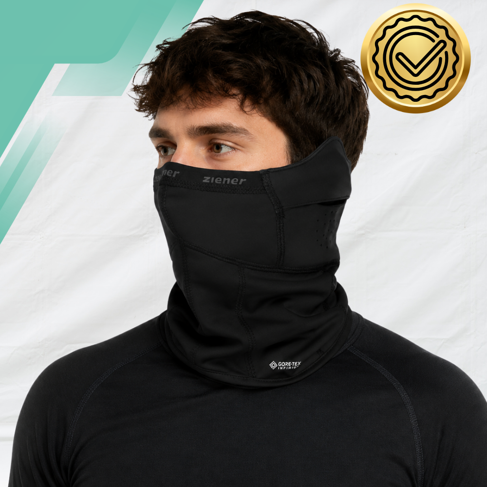 Ziener Ski and Cycling Balaclava Gore-Tex Windstopper, Black, Unisex