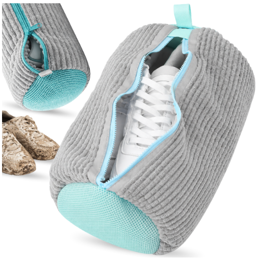 Shoe Washing Machine Bag, Microfiber, 42 x 28 x 3 cm