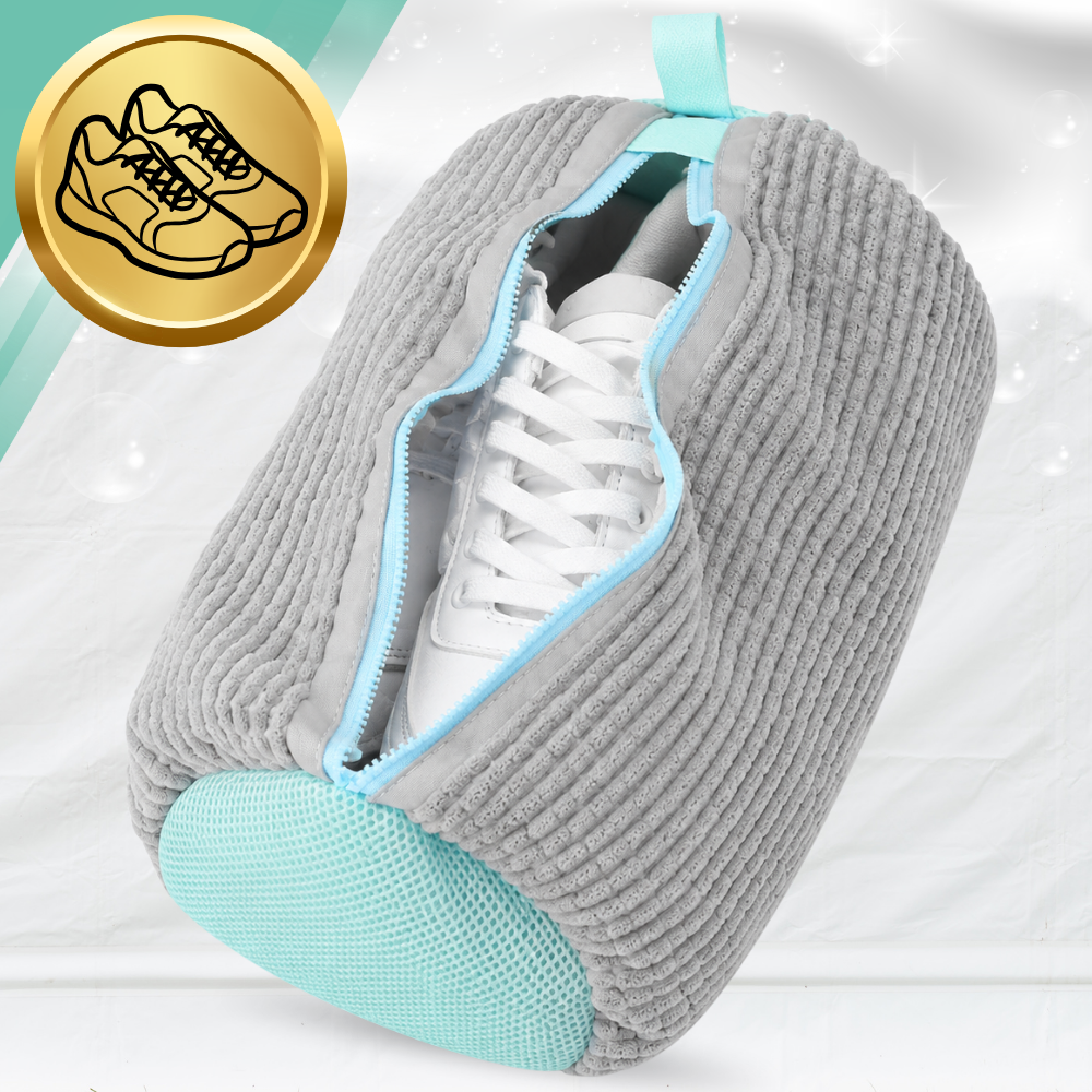 Shoe Washing Machine Bag, Microfiber, 42 x 28 x 3 cm