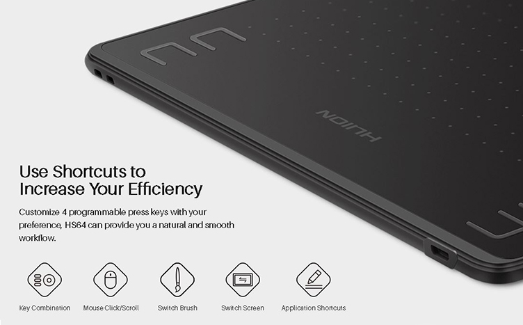 Graphics Tablet Huion Hs64 (0)