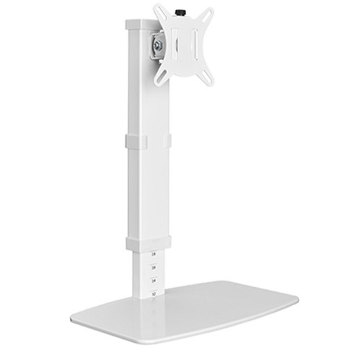 White Single Monitor Desk Stand 17"-32" up to 8kg