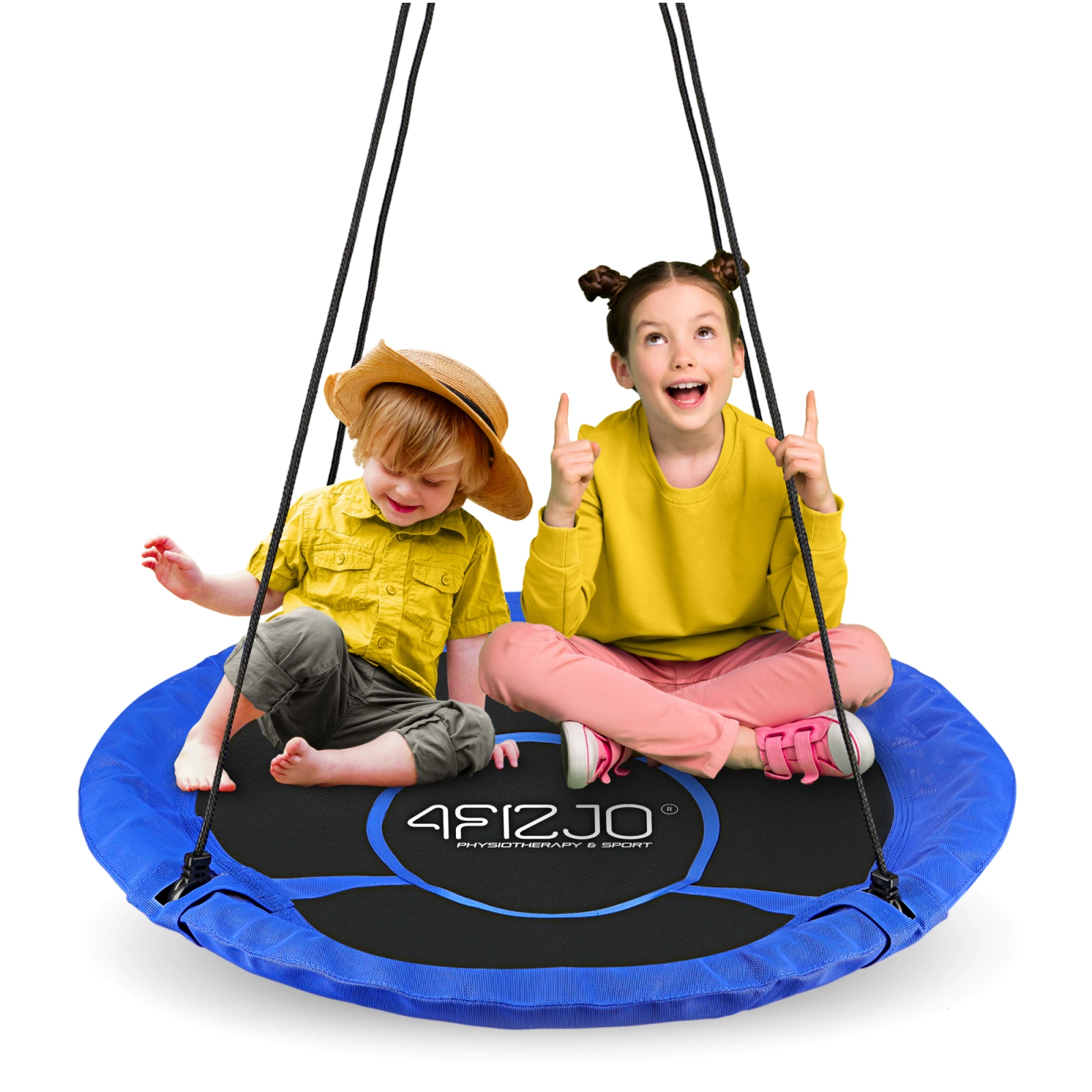 4FIZJO Nest Swing for Kids XL 110 cm, blue