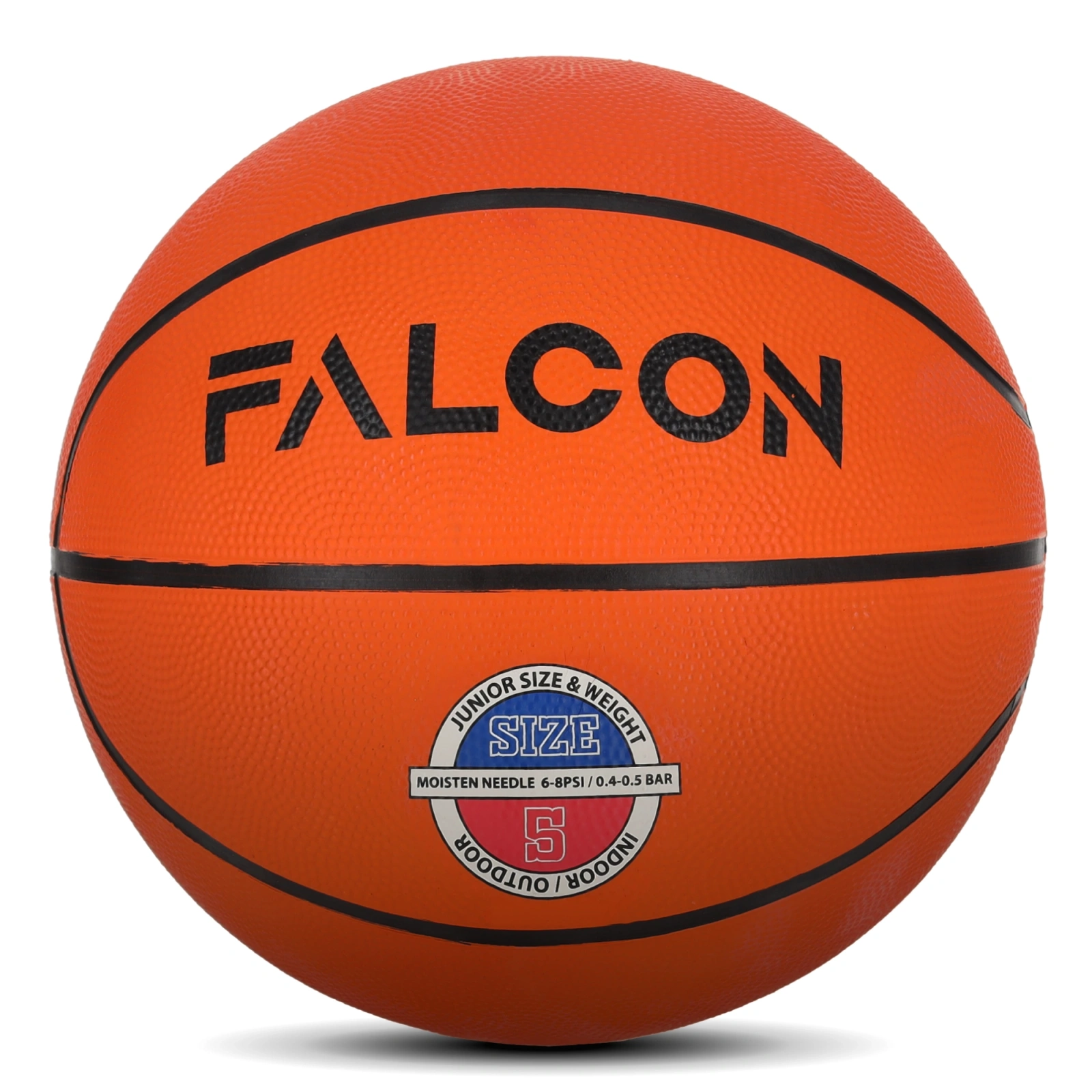 Falcon Size 5 Basketball for Kids, Orange