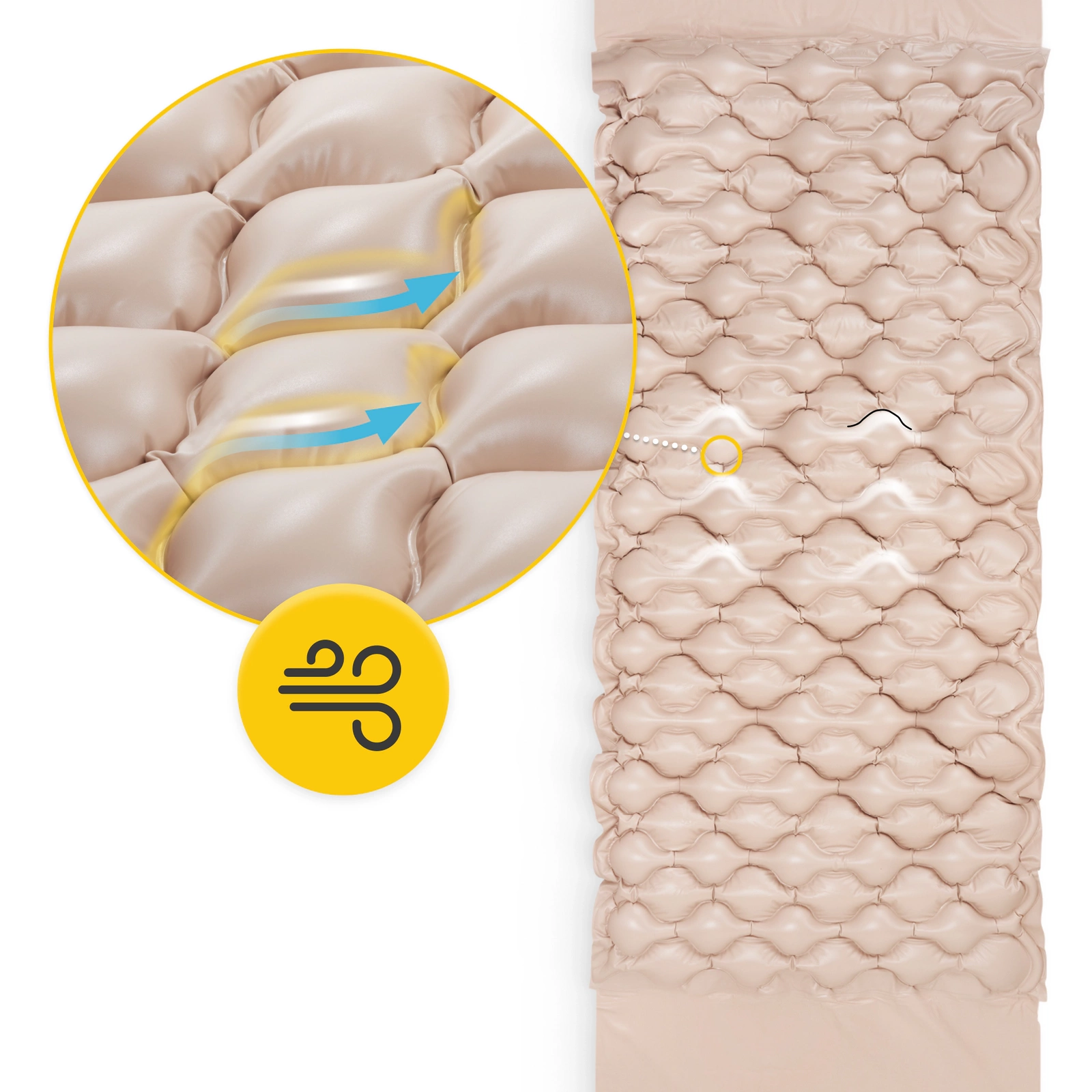 4Fizjo STD Anti-Bedsore Mattress, 200 x 90 cm