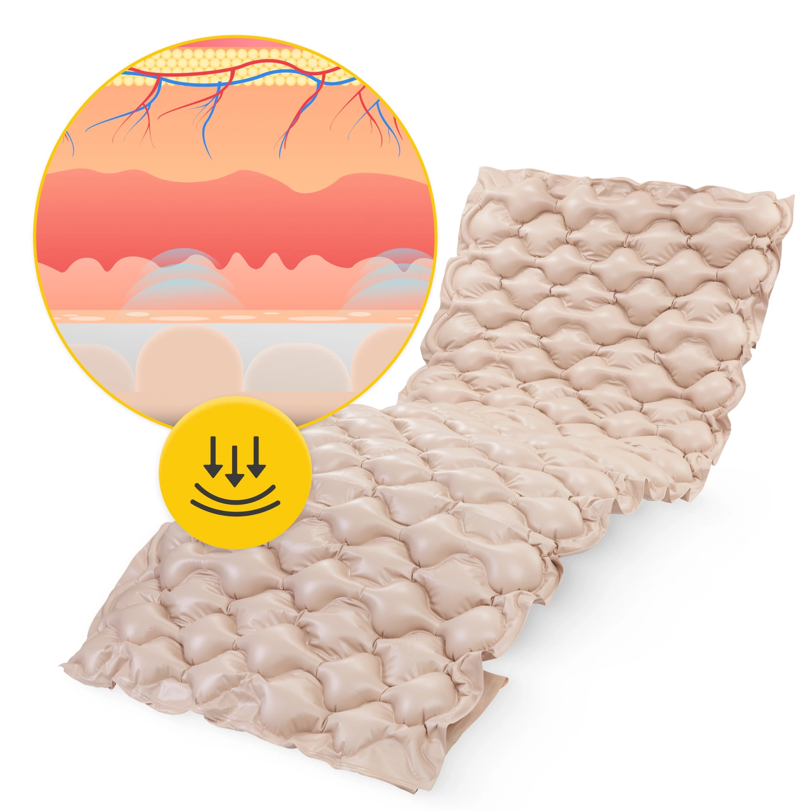 4Fizjo STD Anti-Bedsore Mattress, 200 x 90 cm