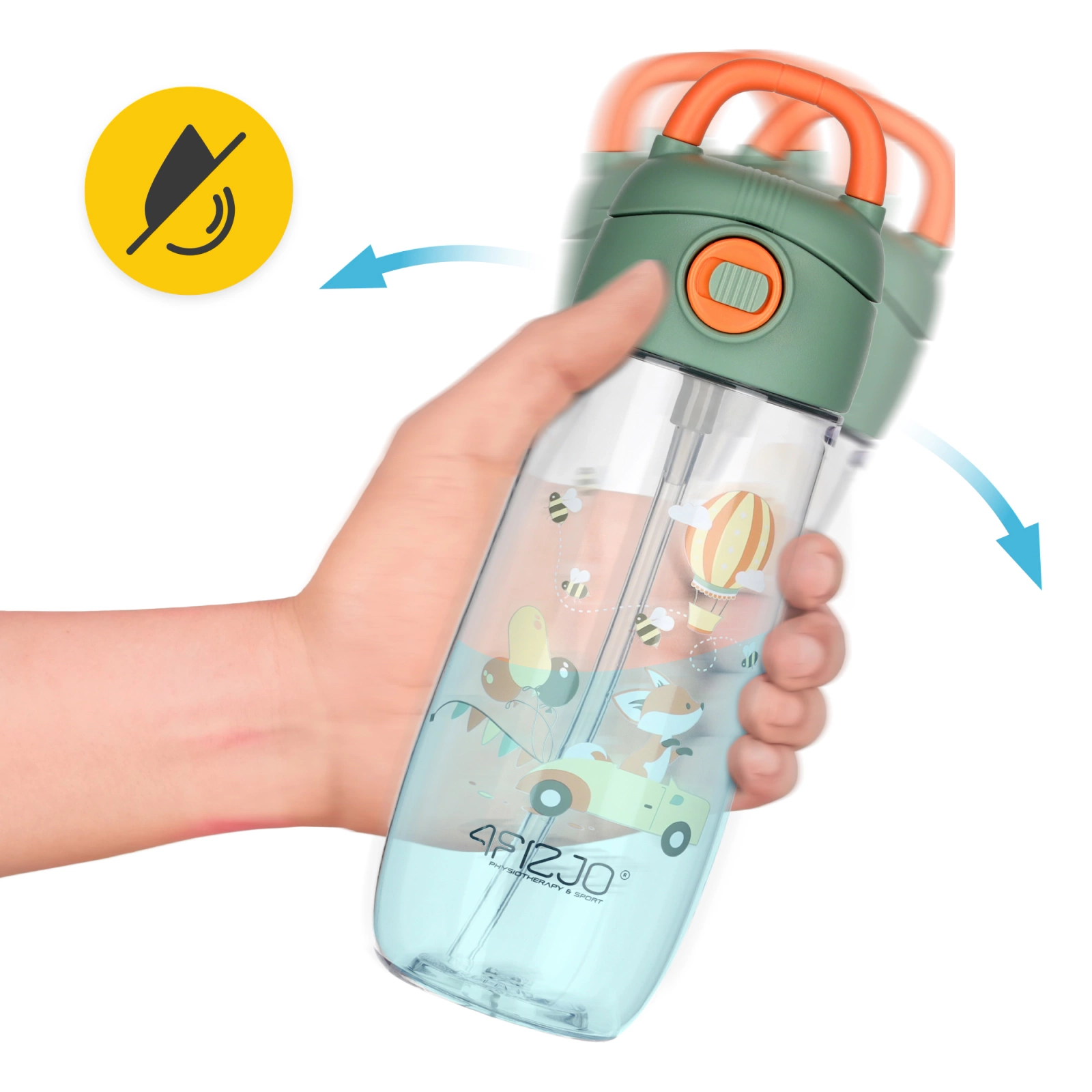 4Fizjo bērnu ūdens pudele Baloni 550 ml