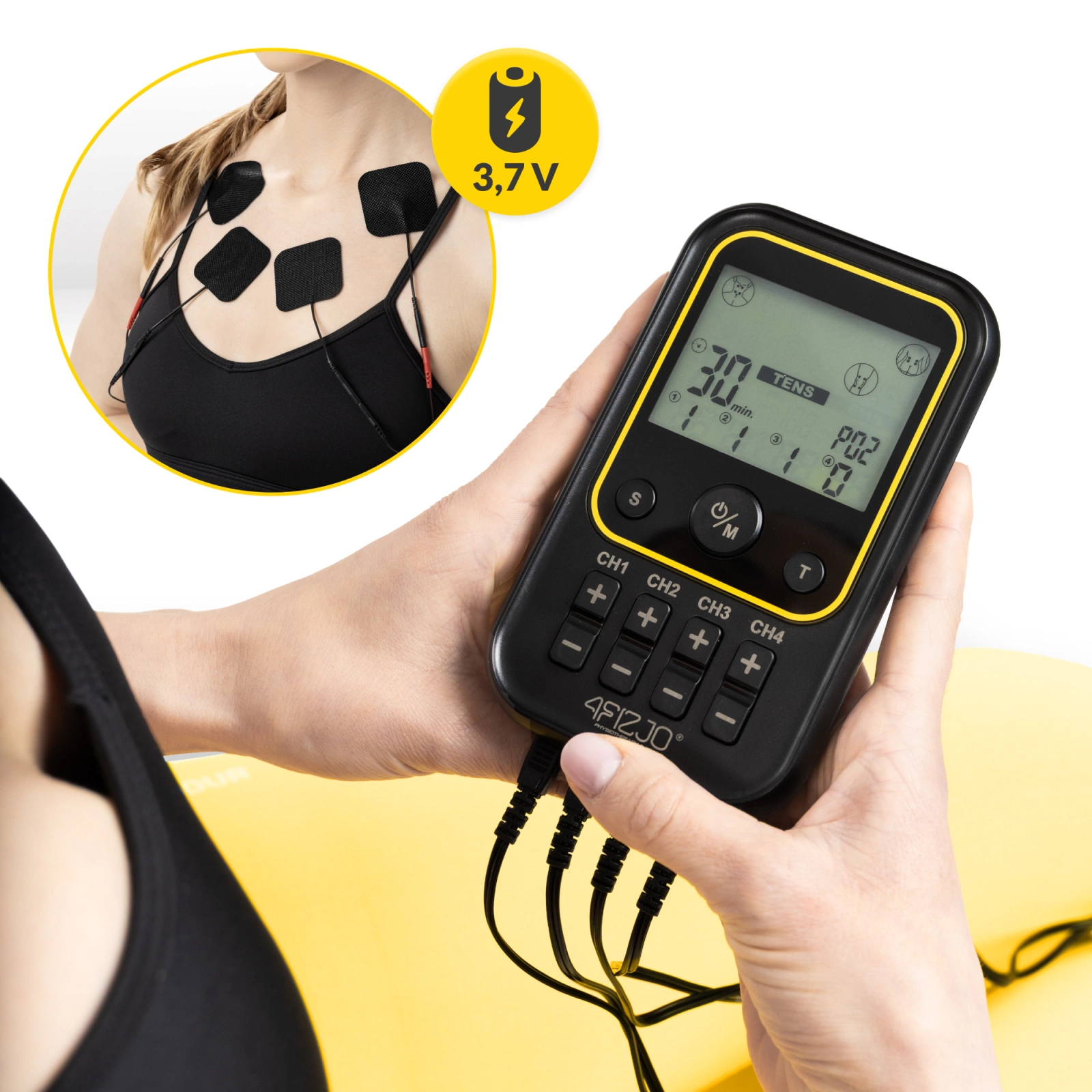 Миостимулятор 4Fizjo 966 PRO+ TENS / EMS