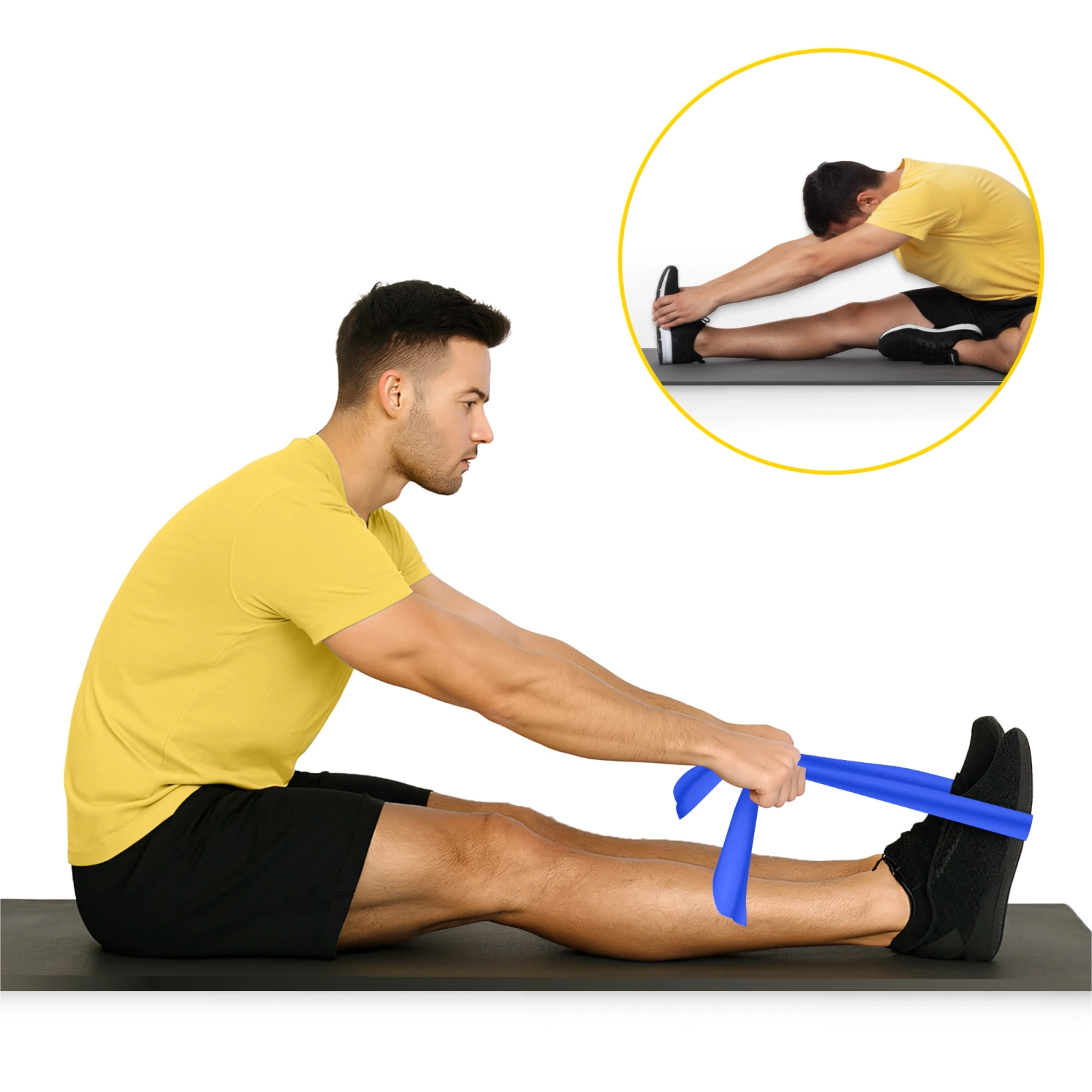 4Fizjo Flat Band Rehabilitation Band 9-11 kg 30 m, Blue