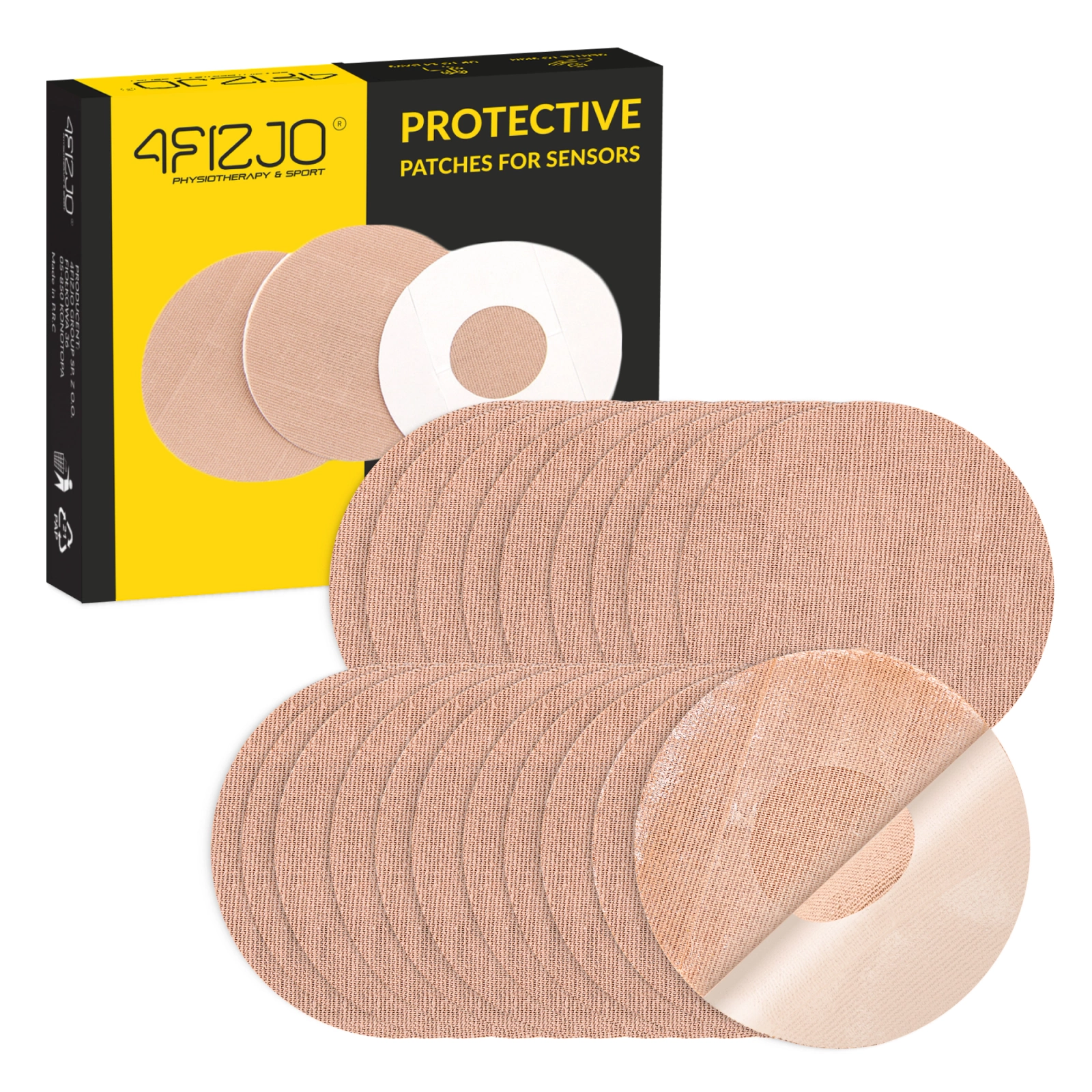 Protective CGM Sensor Patches for Diabetics, Beige