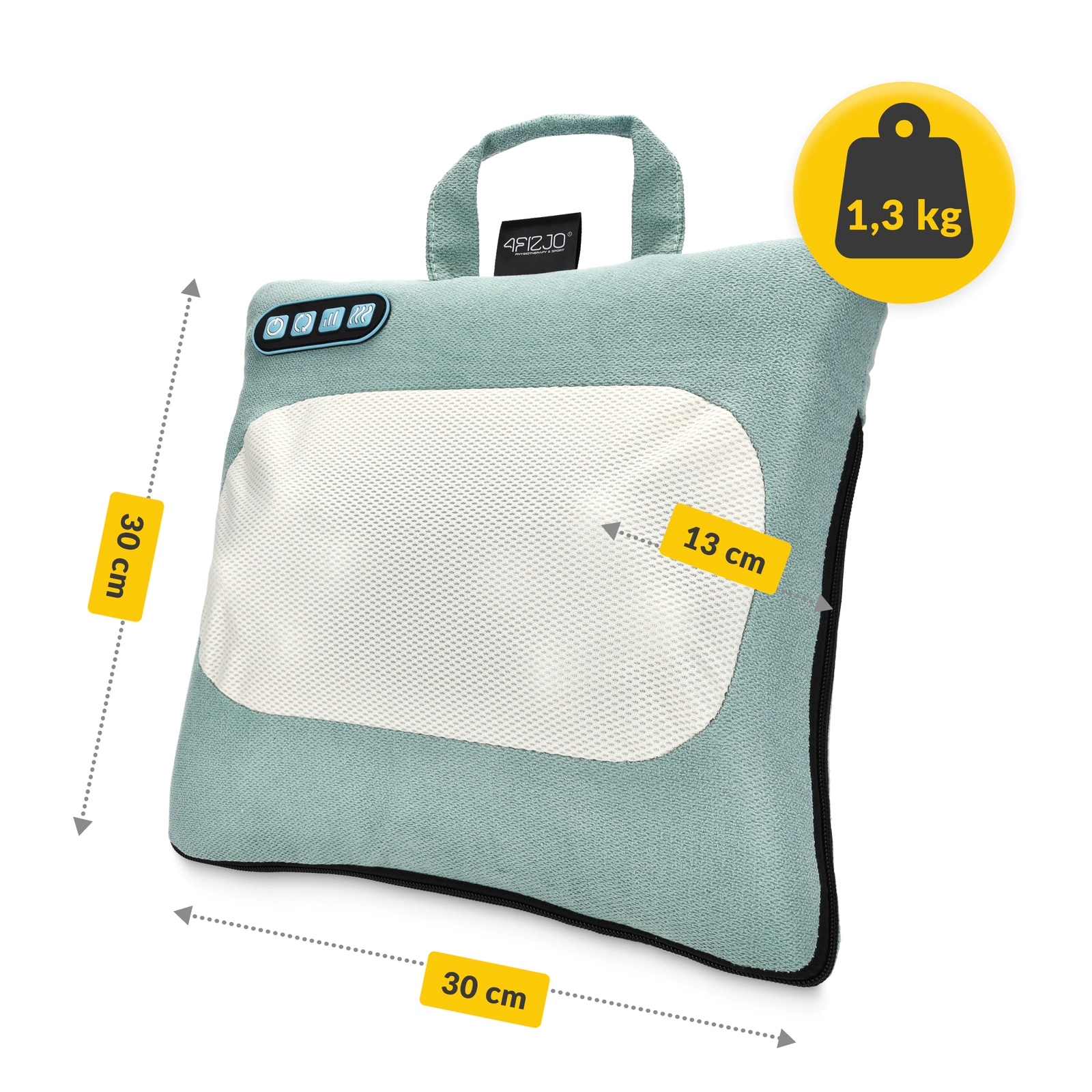 Shiatsu Heated Massage Pillow LITE, green