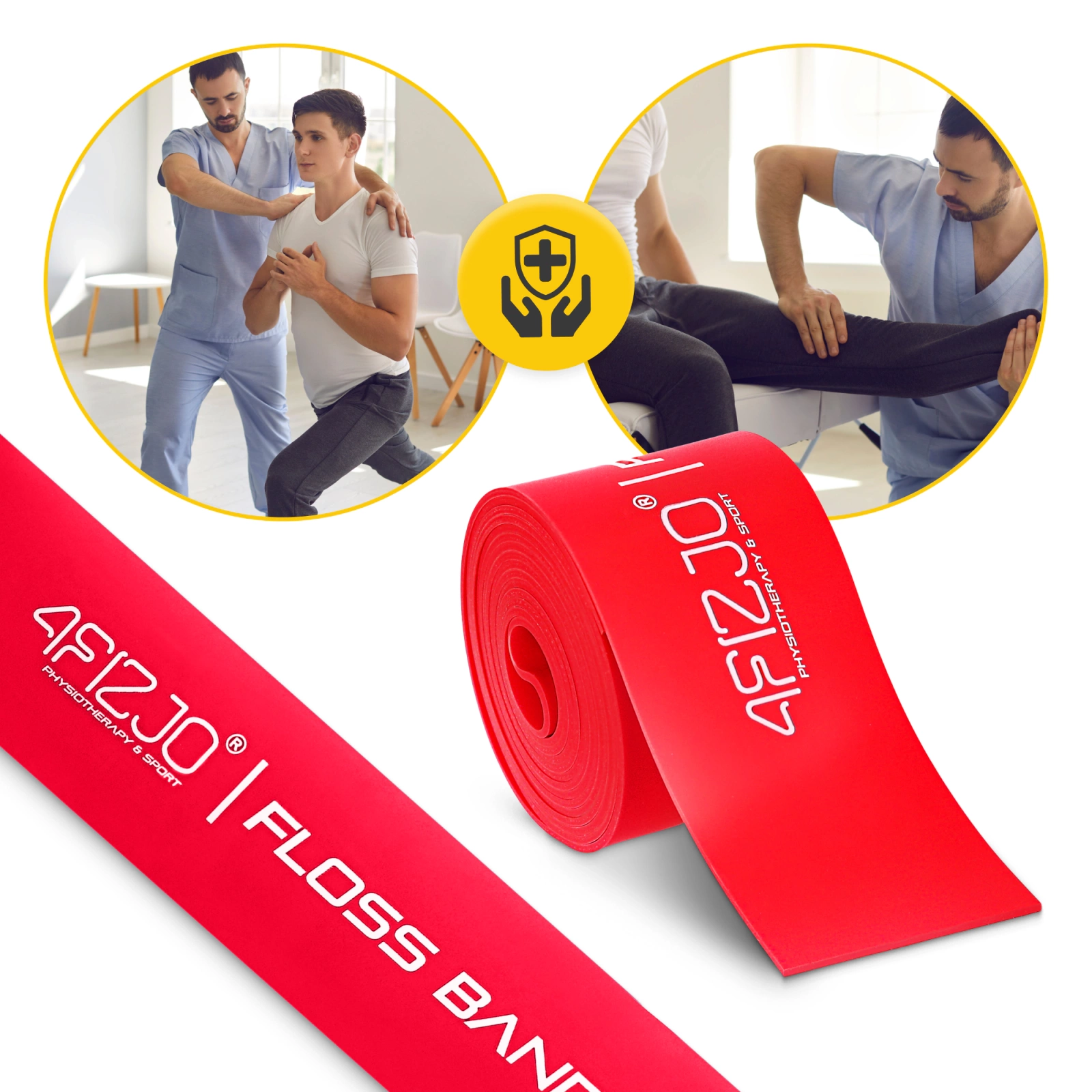 4Fizjo Floss Band Rehabilitation Band 1.5 mm, Red