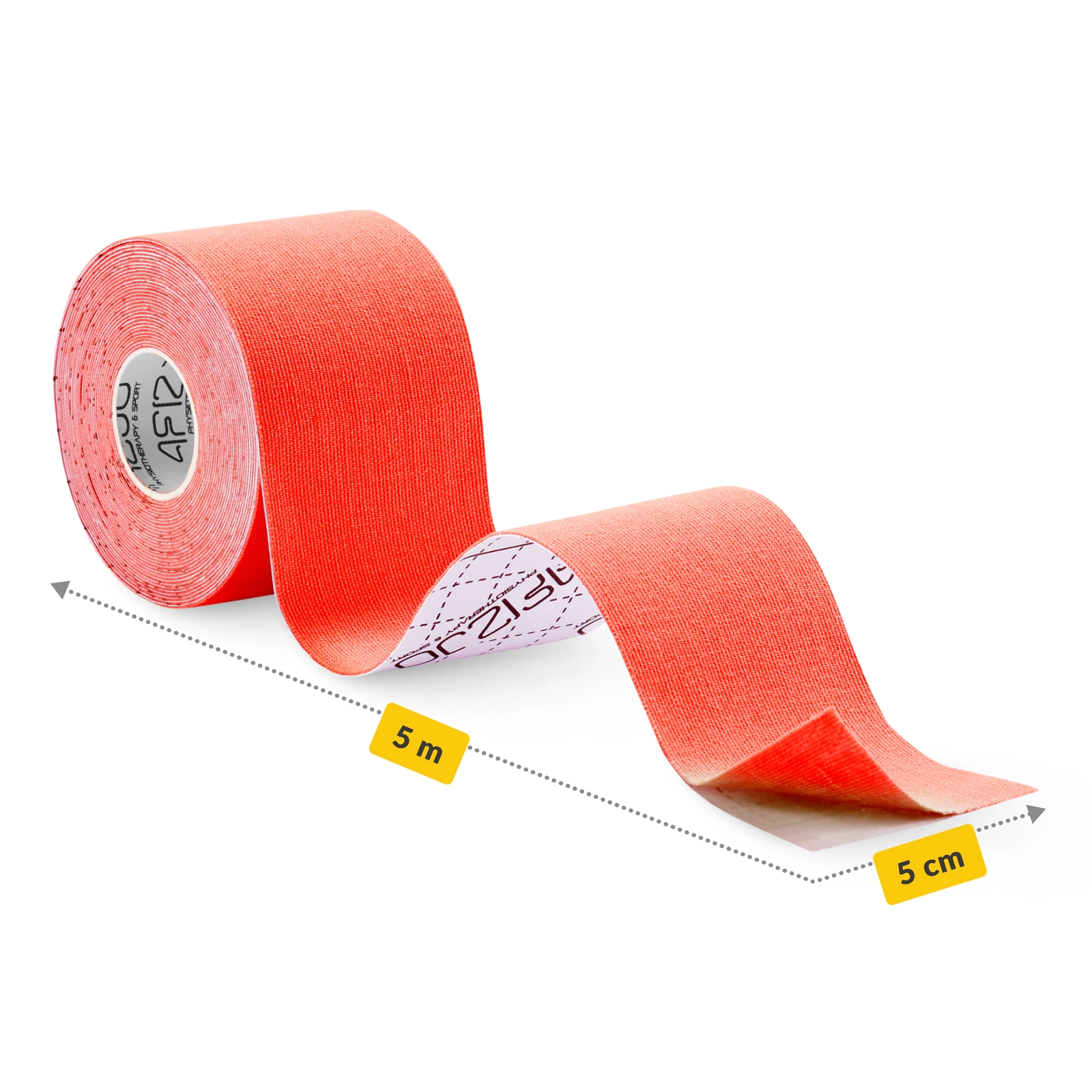 4Fizjo 1093 Kinesiology Tape 5 cm x 5 m, Red