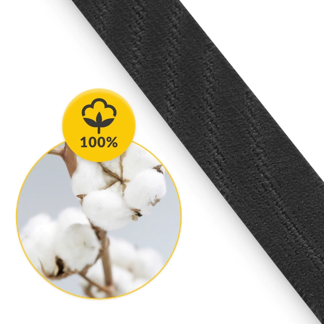 4Fizjo Kinesiology Tape for Face 5 m x 1 cm, Black