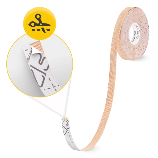4Fizjo Kinesiology Tape for Face 5 m x 1 cm, Beige