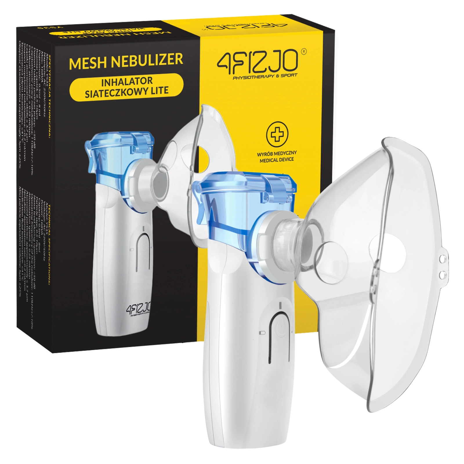 4Fizjo LITE Portable Mesh Inhaler (Nebulizer)