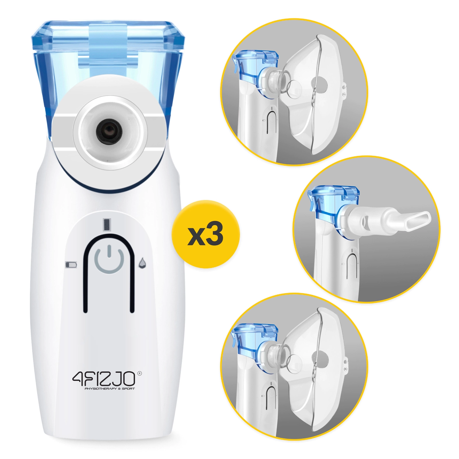 4Fizjo LITE Portable Mesh Inhaler (Nebulizer)