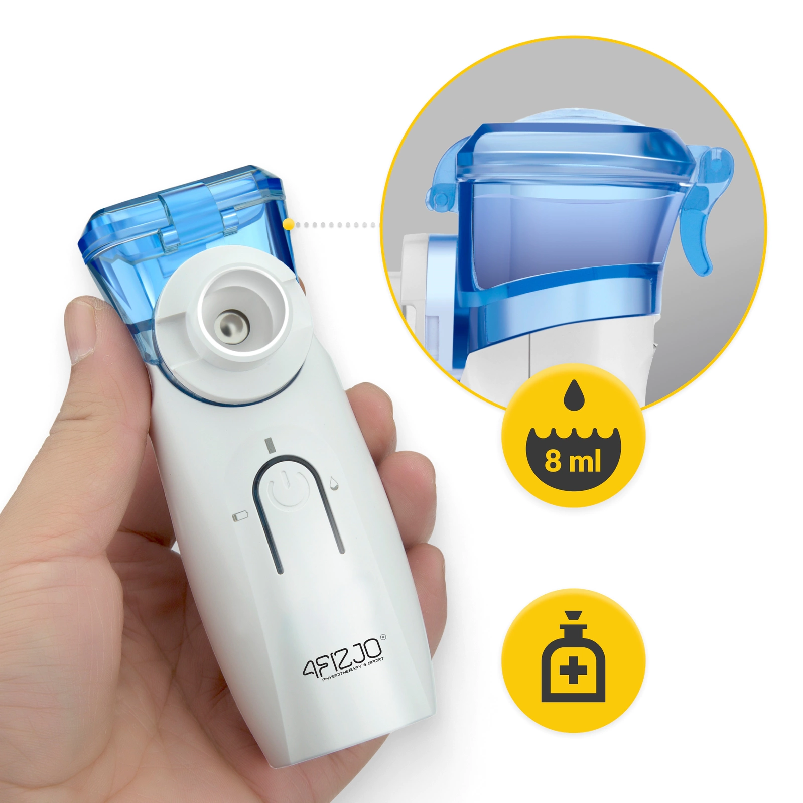 4Fizjo LITE Portable Mesh Inhaler (Nebulizer)