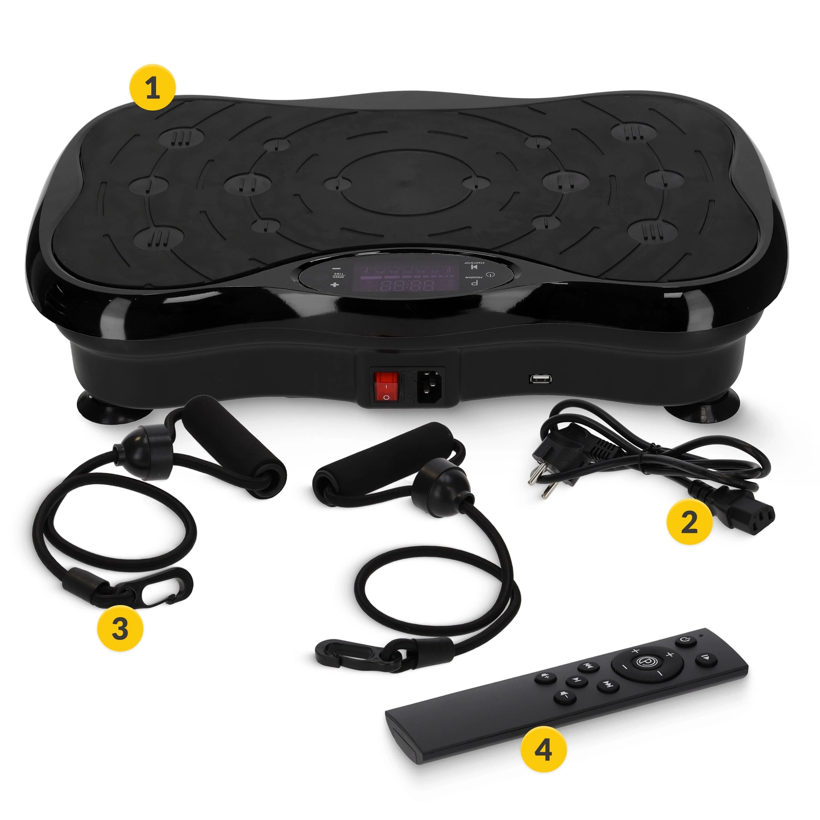 4Fizjo 1429 ULTRA+ Vibration Platform, Black