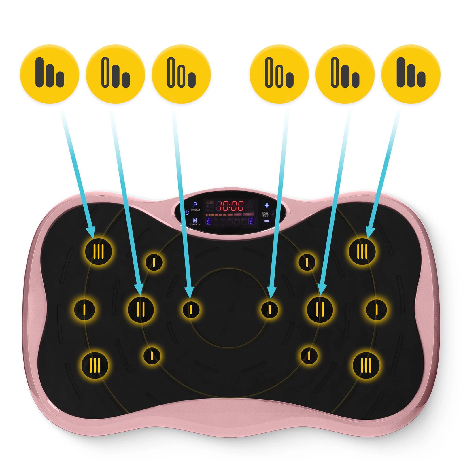 4Fizjo 1425 ULTRA+ Vibration Platform, Pink