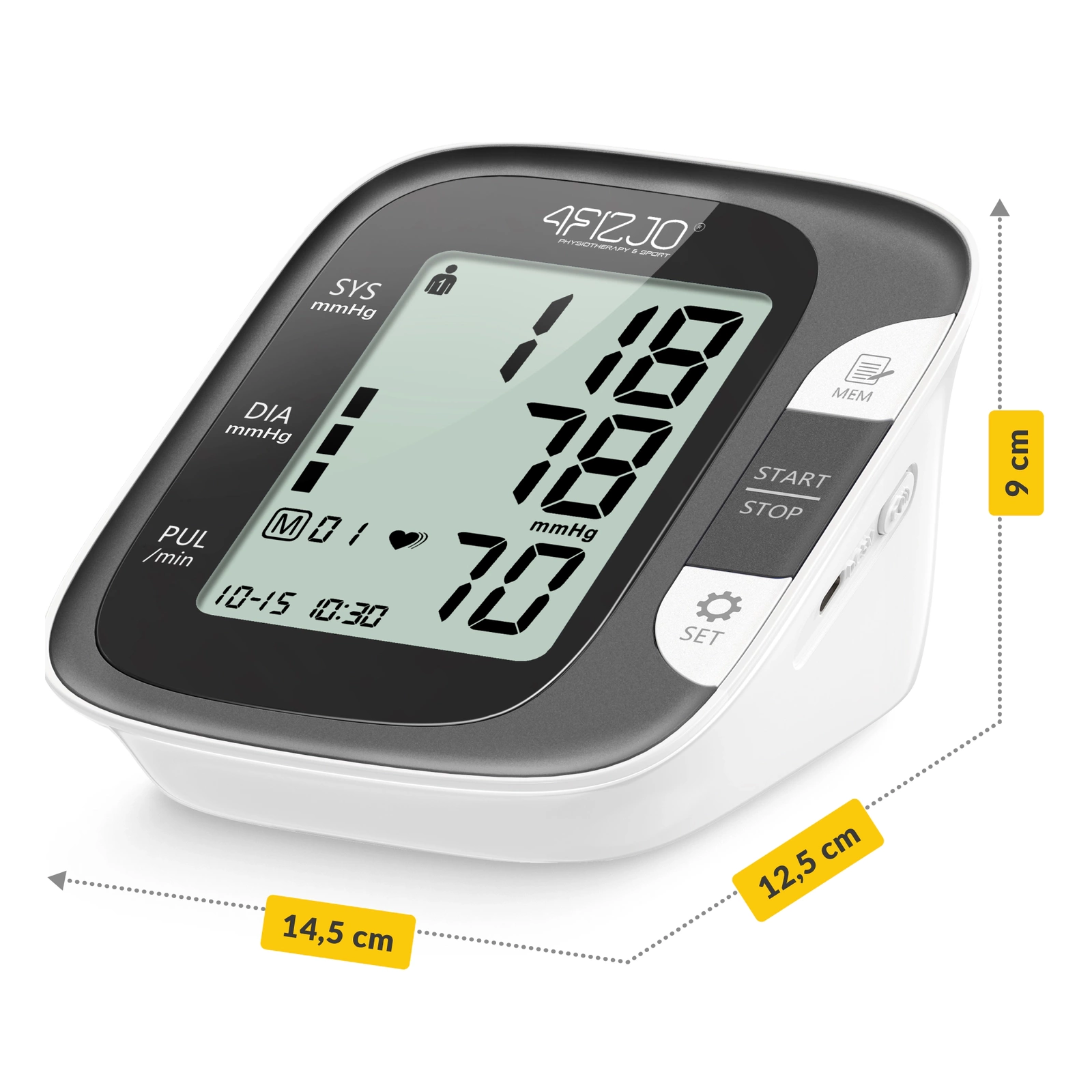 4FIZJO PRO+ Automatic Upper Arm Blood Pressure Monitor