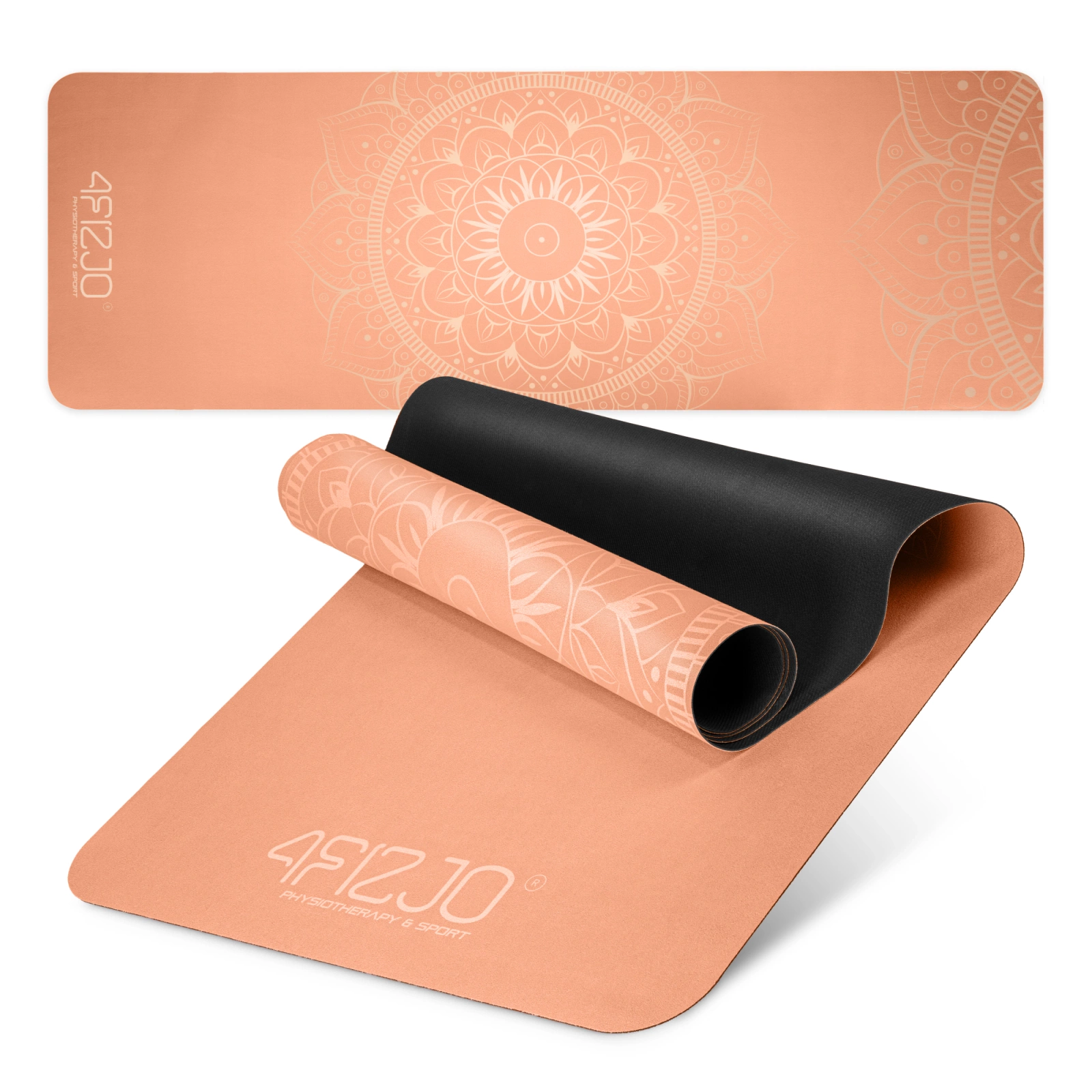 4Fizjo Suede Yoga Mat 1.5 mm, Orange