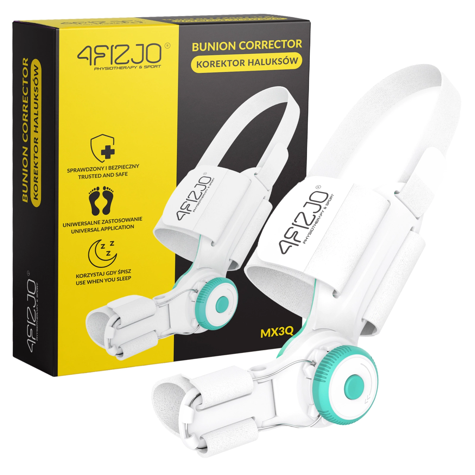 Adjustable Bunion Corrector Splint for Toe Alignment 4FIZJO