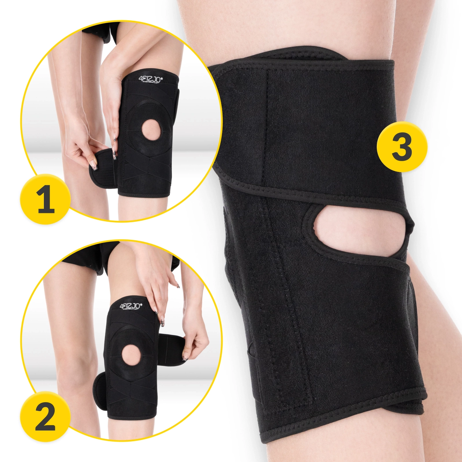 Knee Brace with Patella Stabilizer