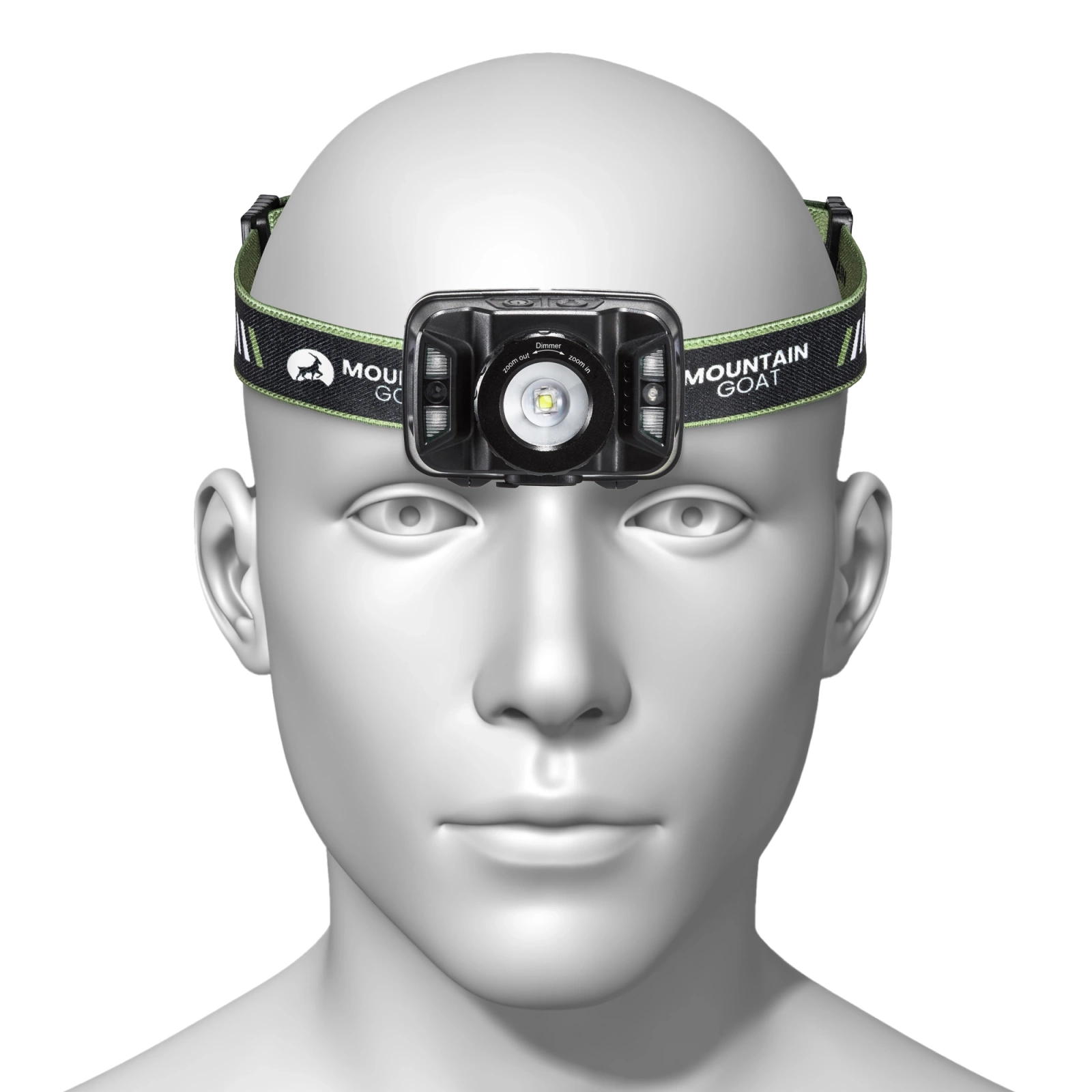4Fizjo Mountain Goat LED Headlamp, 350 lm, Black