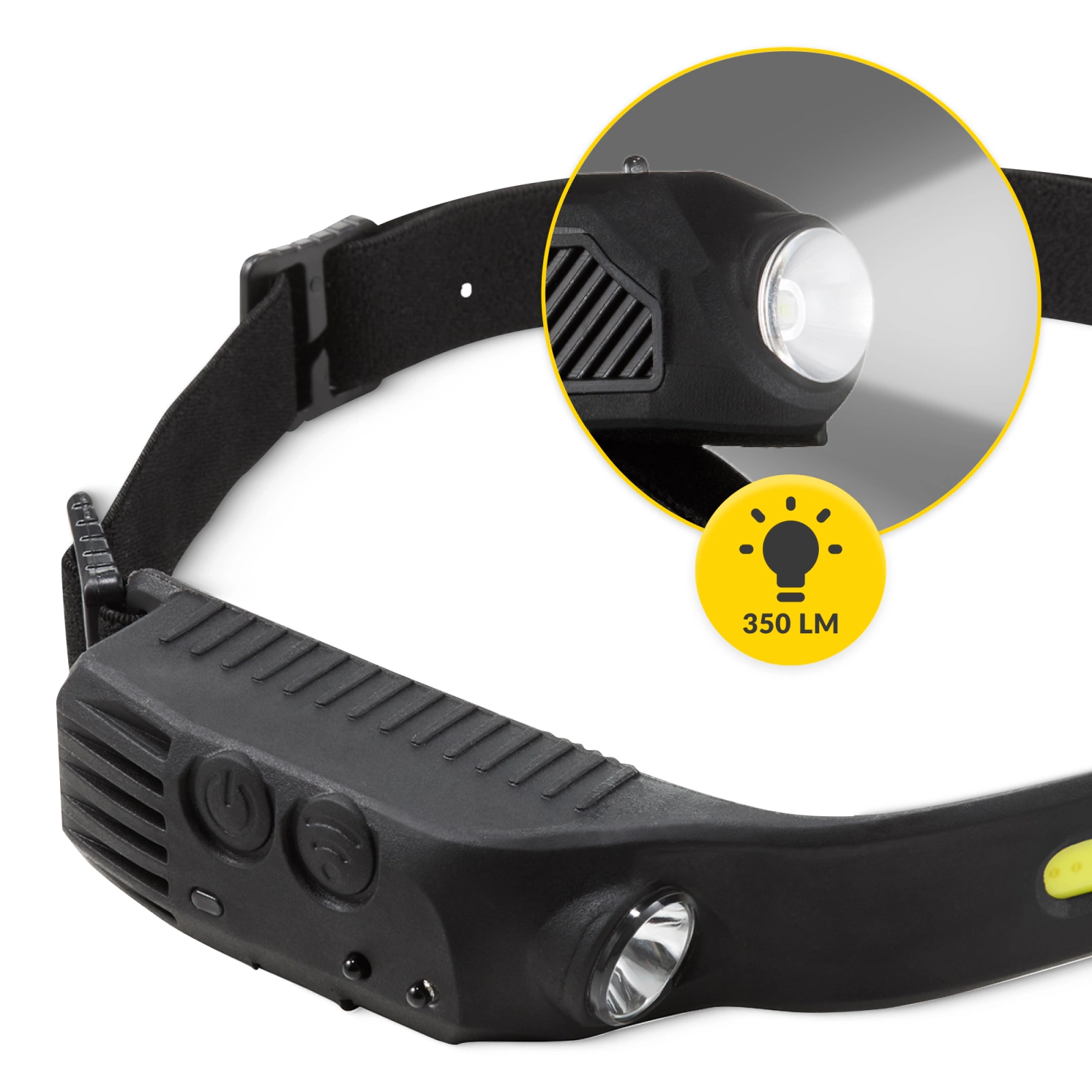 Uzlādējams LED galvas lukturis Mountain Goat, 350 lm