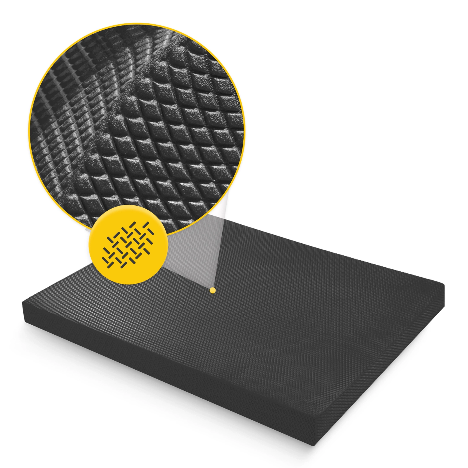 4Fizjo Balance Pad līdzsvara paklājiņš, melns