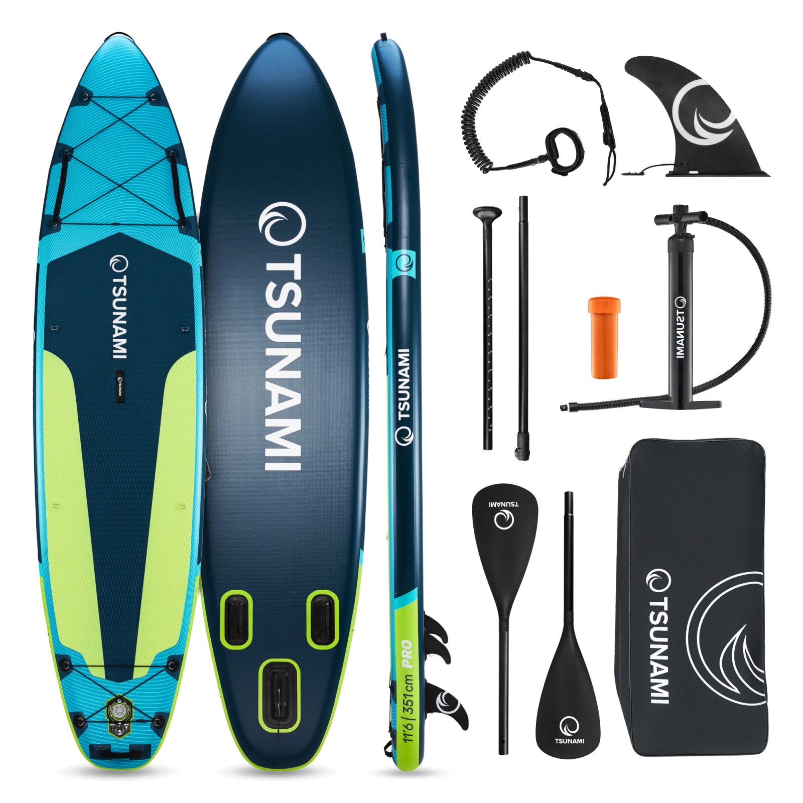 4Fizjo 1836 TSUNAMI Inflatable SUP Board 350 cm, Multicolor