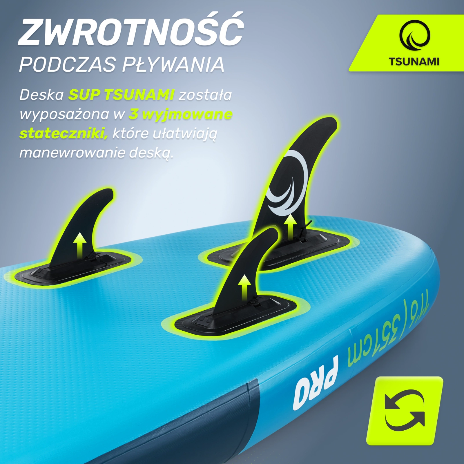 SUP-доска 4Fizjo 1837 PRO TSUNAMI 350 см T15, разноцветная