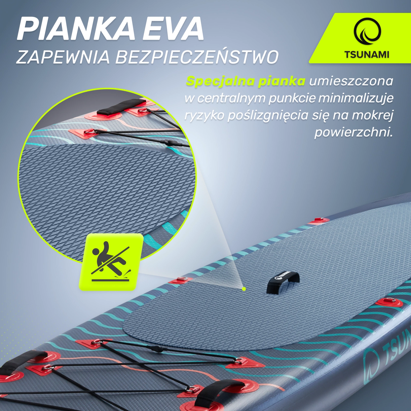 4Fizjo TSUNAMI 350 cm Inflatable SUP Board, Multicolor