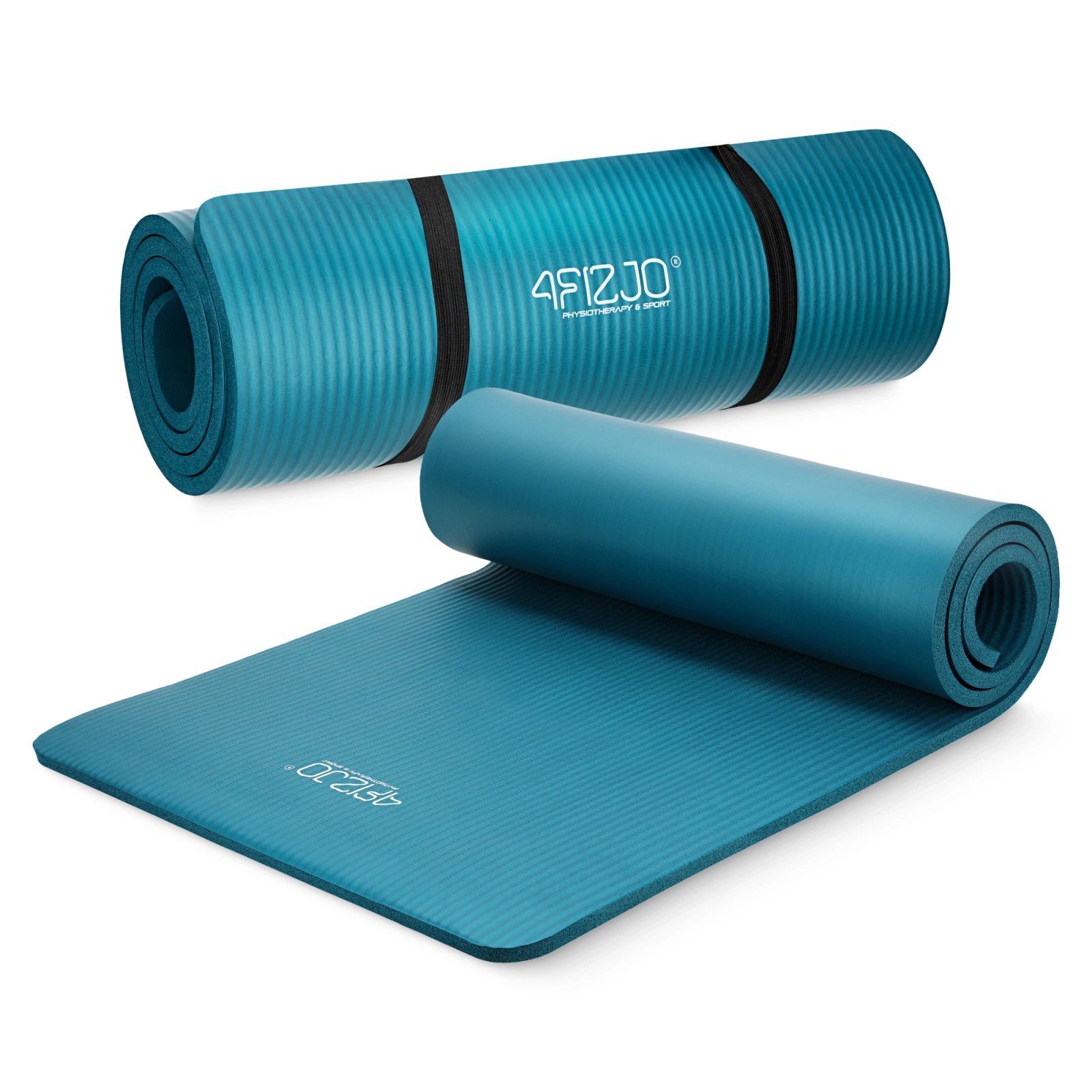 NBR Fitness and Yoga Exercise Mat 180 x 60 x 1.5 cm, Sea Green