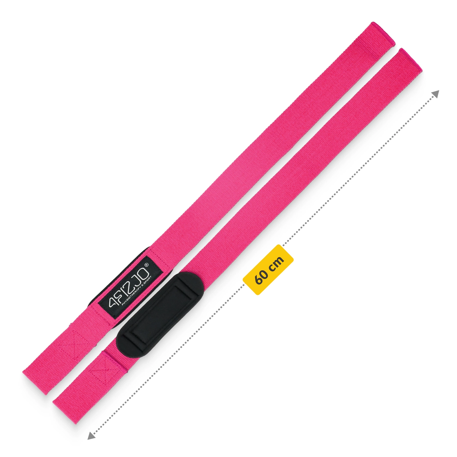 4Fizjo Deadlift Straps, Pink
