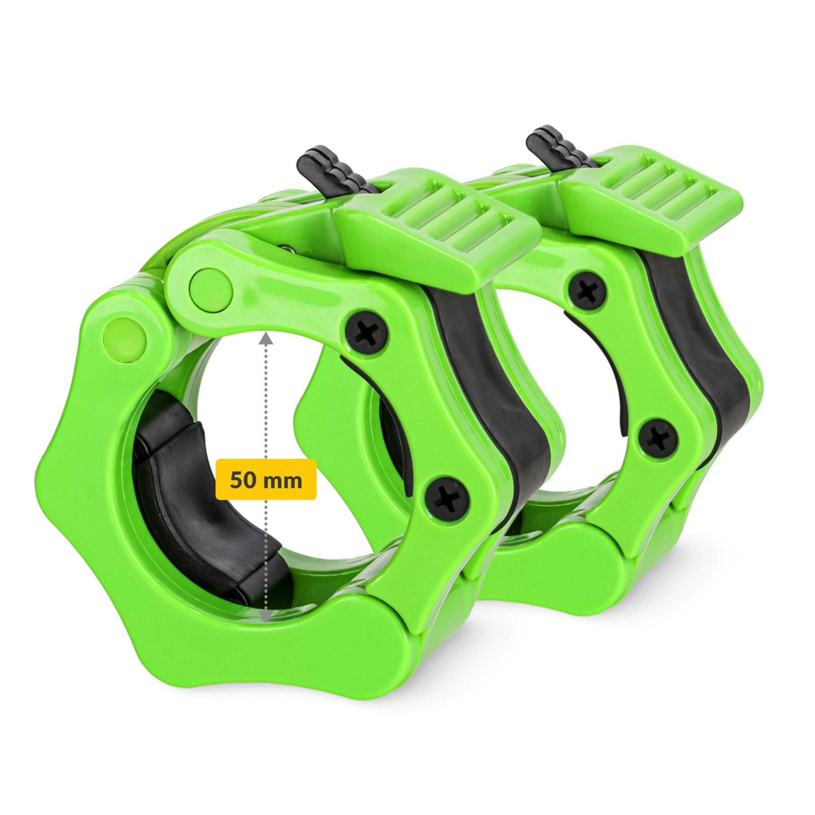 4Fizjo Olympic Barbell Collars 50 mm, Green