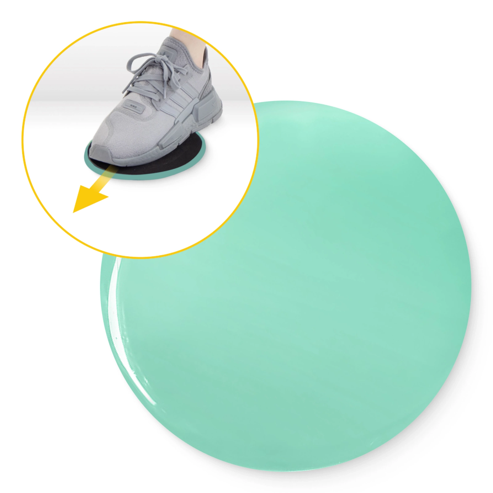 4Fizjo Slide Exercise Gliding Discs, 2 pcs, Green