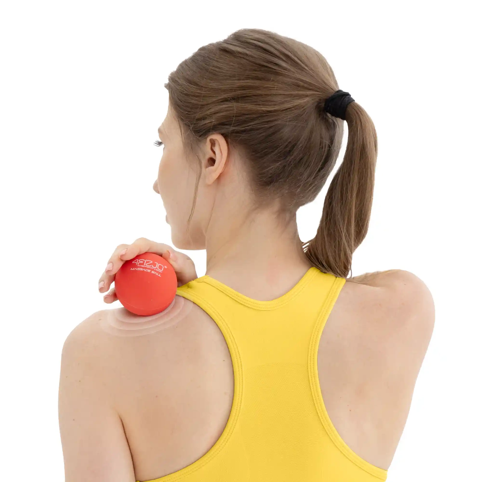 4Fizjo Lacrosse Massage Ball, Red