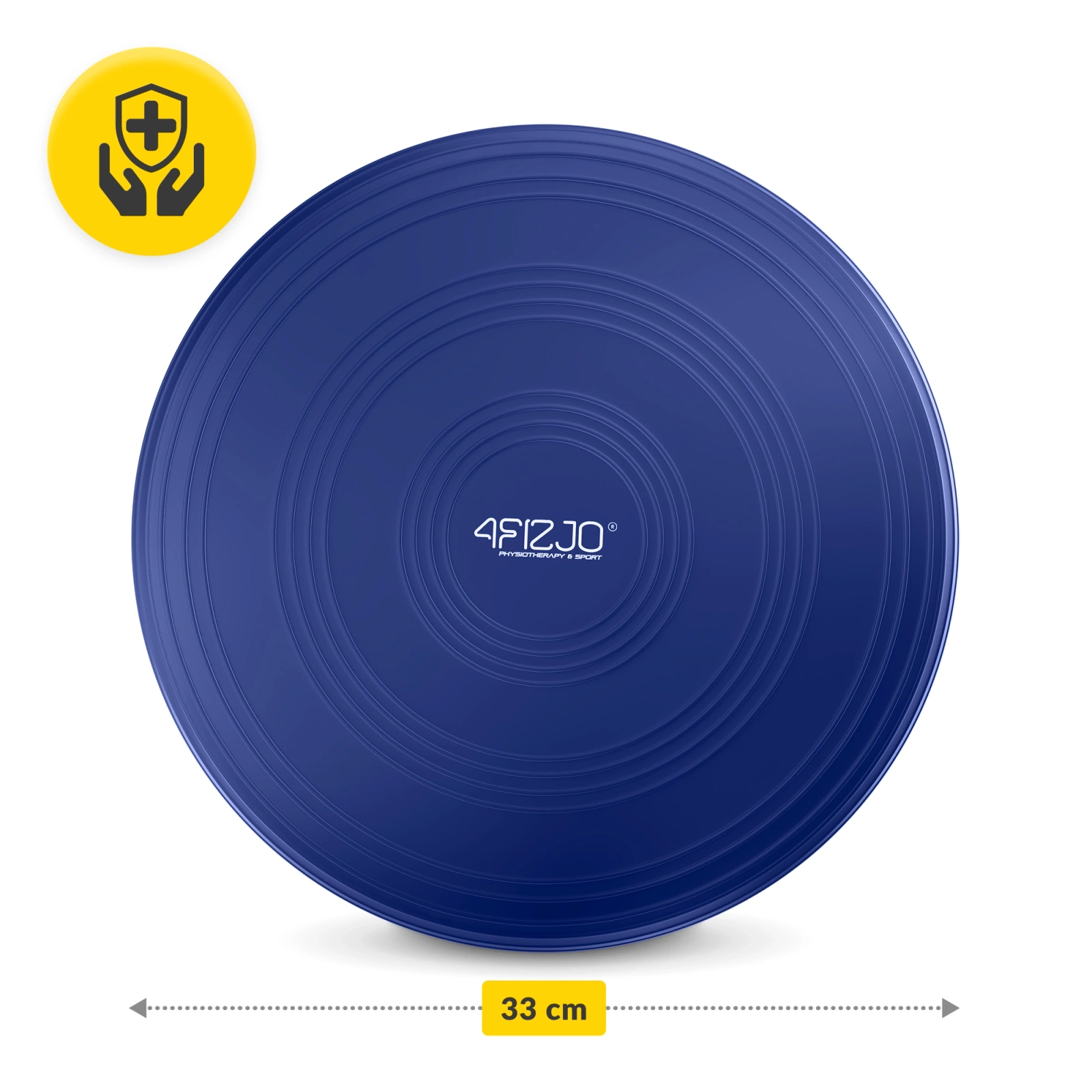 4Fizjo MED+ Sensomotor Balance Cushion 33 cm, Navy Blue