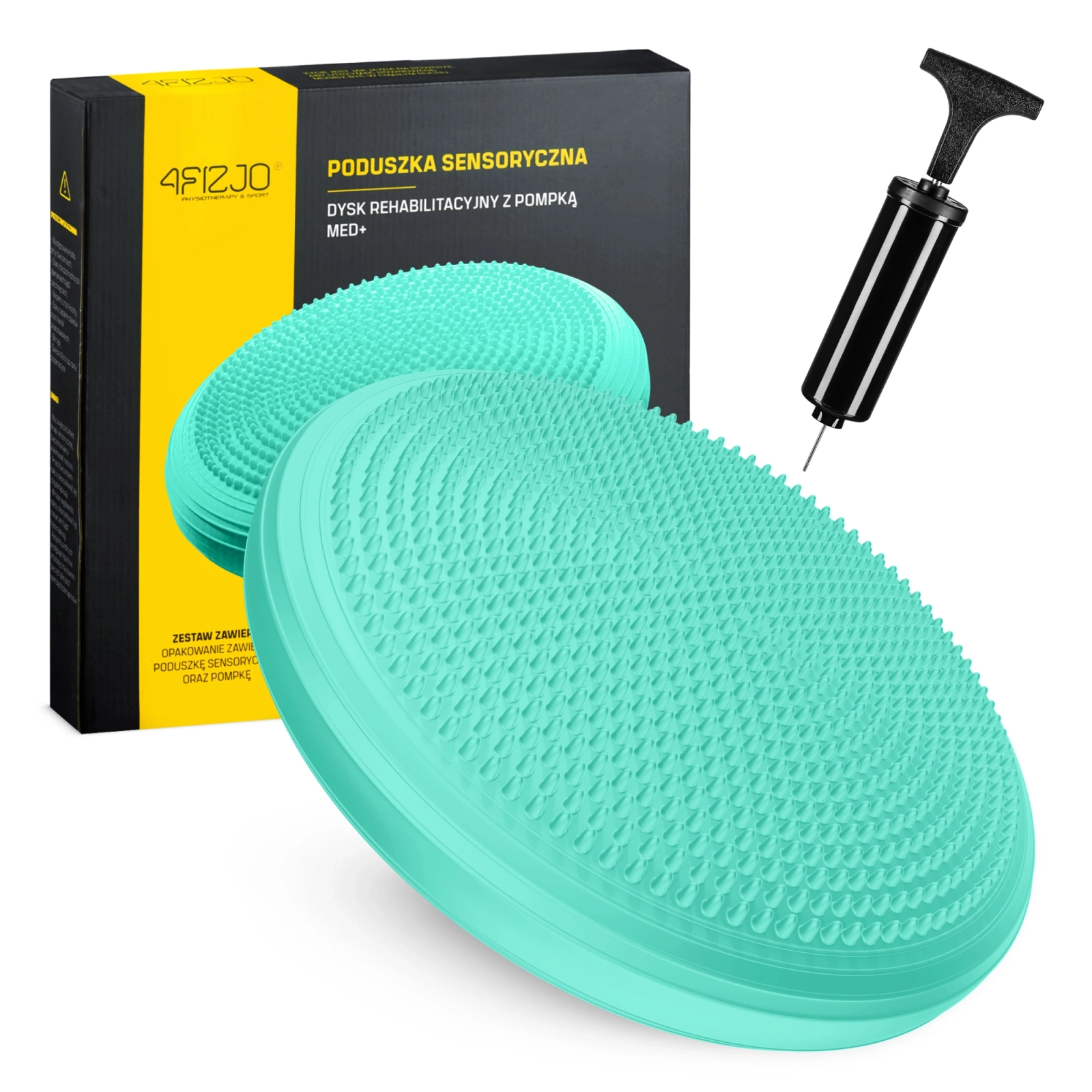 4FIZJO MED+ Balance Disc Wobble Cushion 33 cm, Mint
