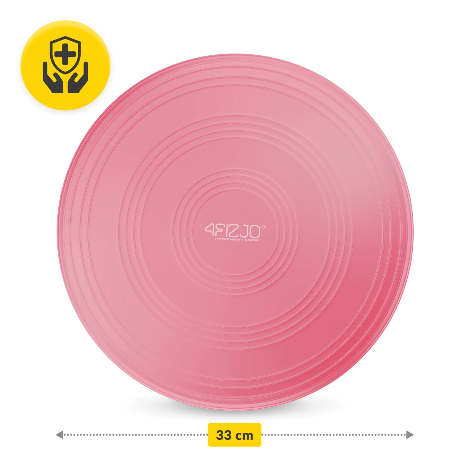 4Fizjo Sensomotorais spilvens MED+ 33 cm, rozā