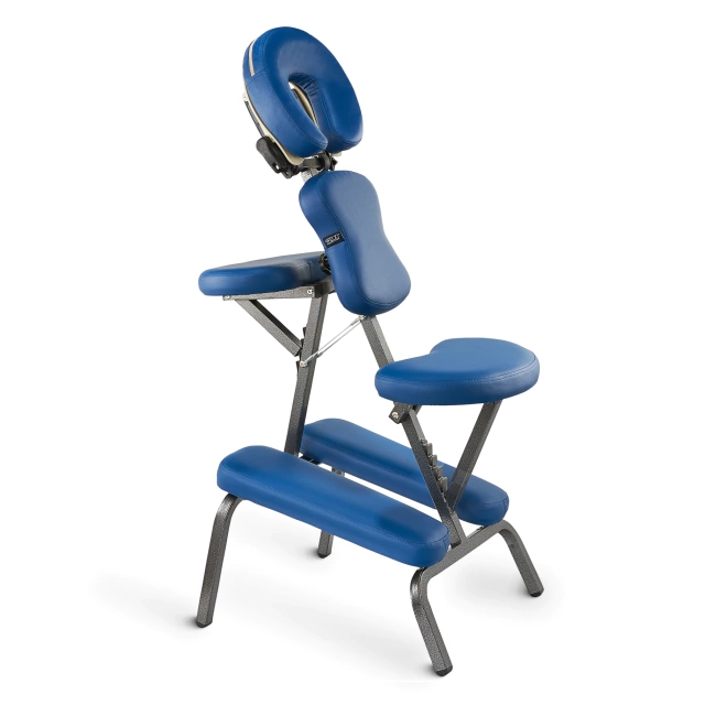 4FIZJO Portable Foldable Massage Chair, Blue