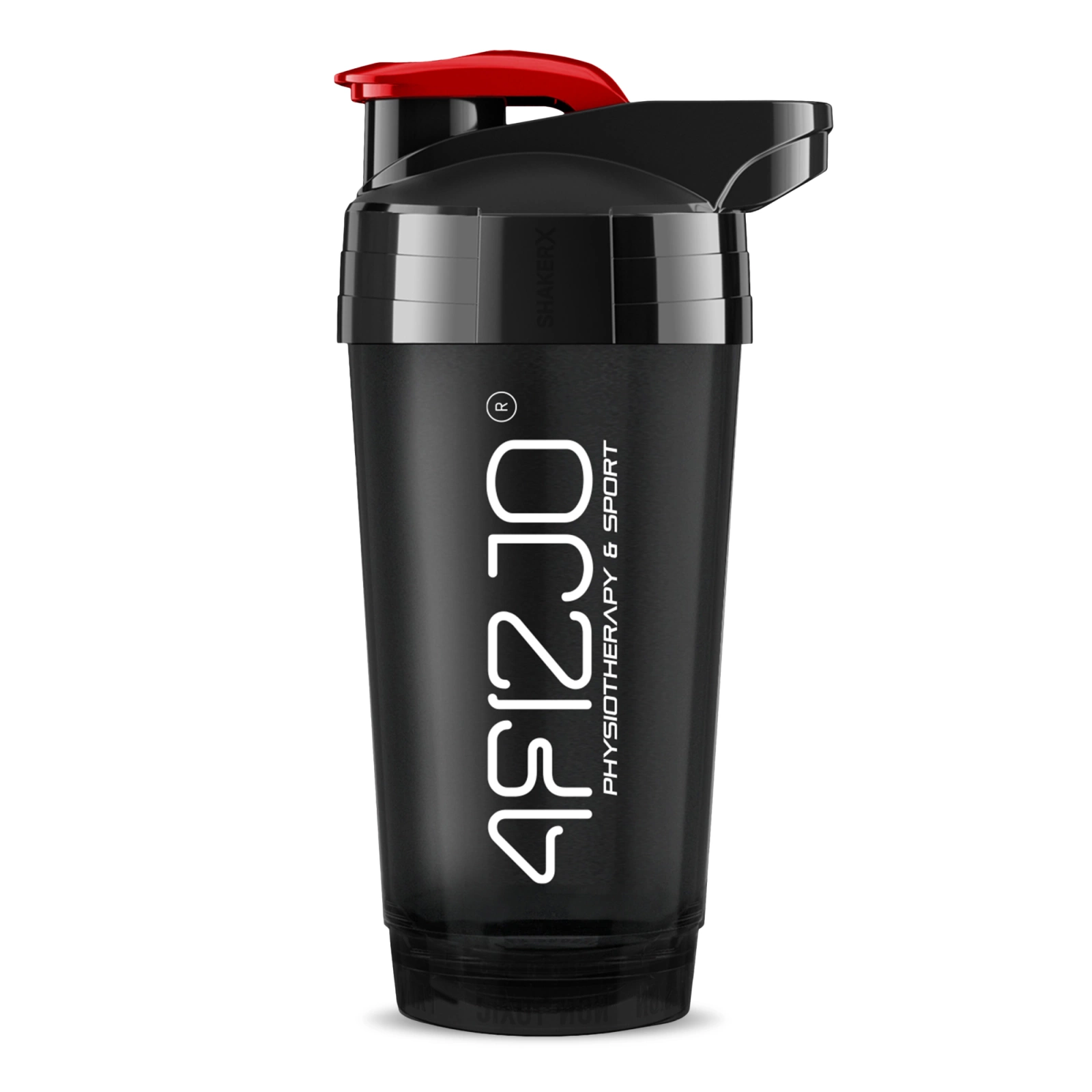 ULTRA Leak-Proof Protein Shaker Bottle 700 ml, Black-Red