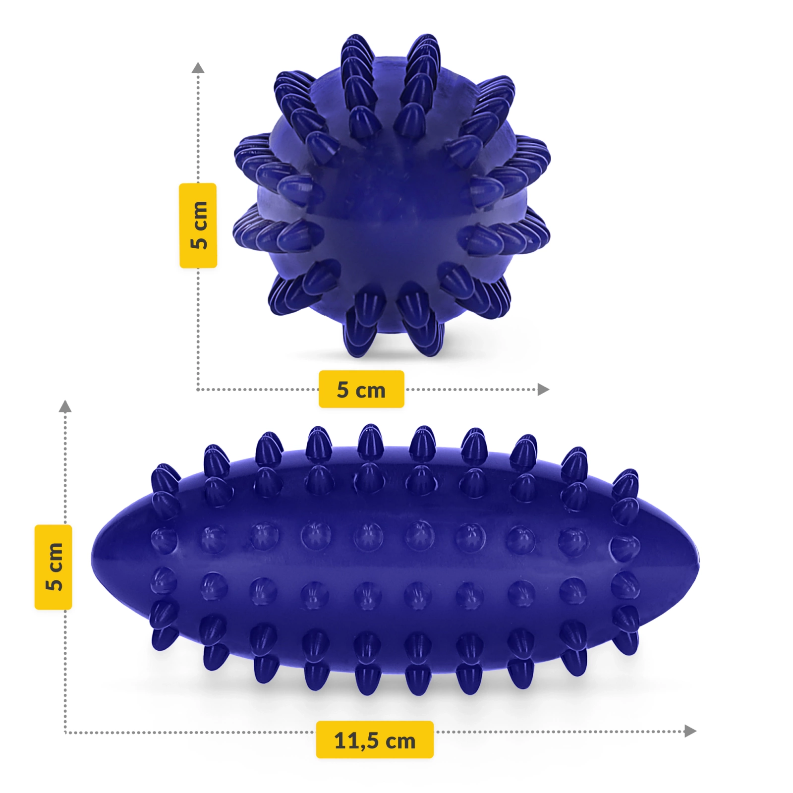 4Fizjo 1803 Sensory Massage Ball, Blue