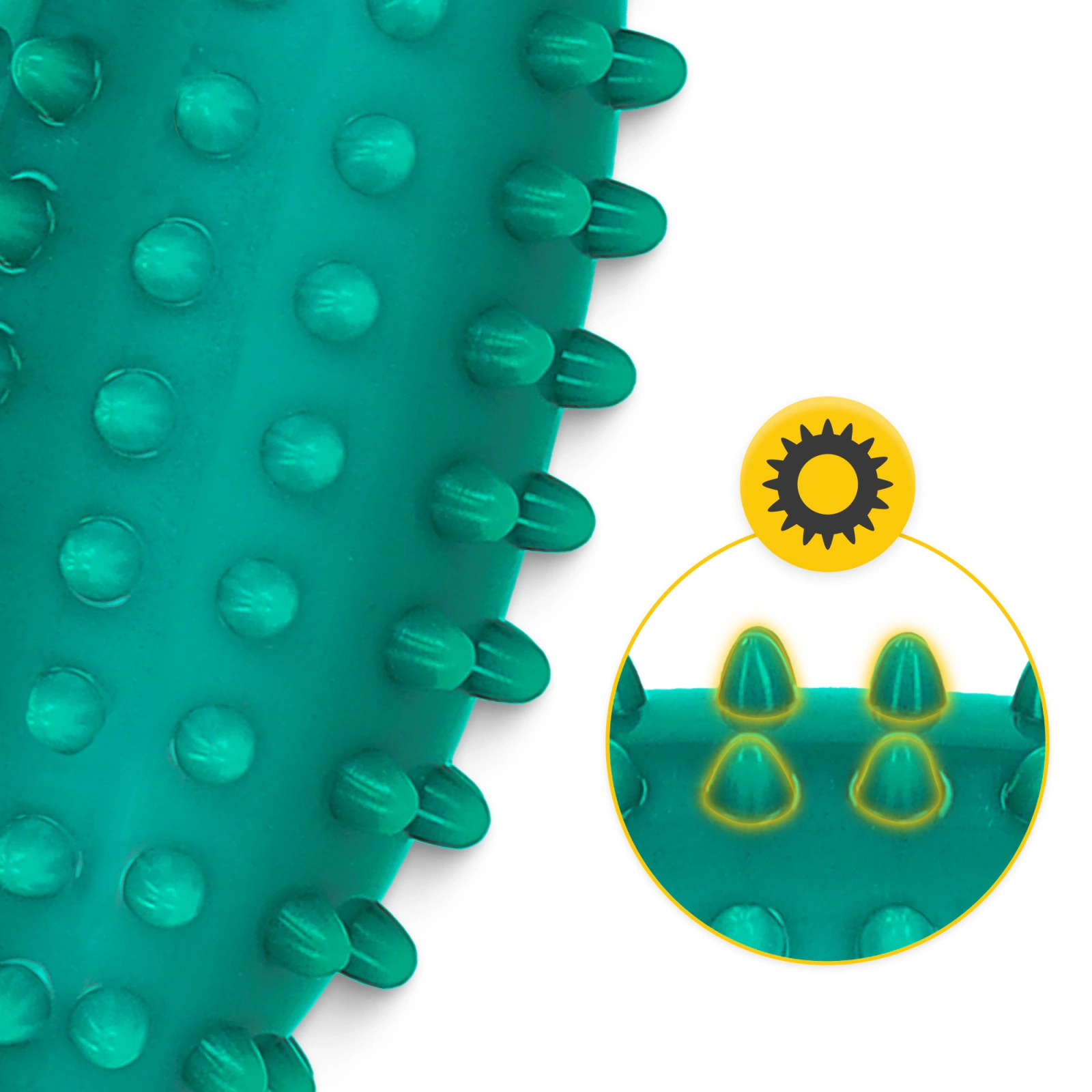 4Fizjo 1802 Sensory Massage Ball, Green