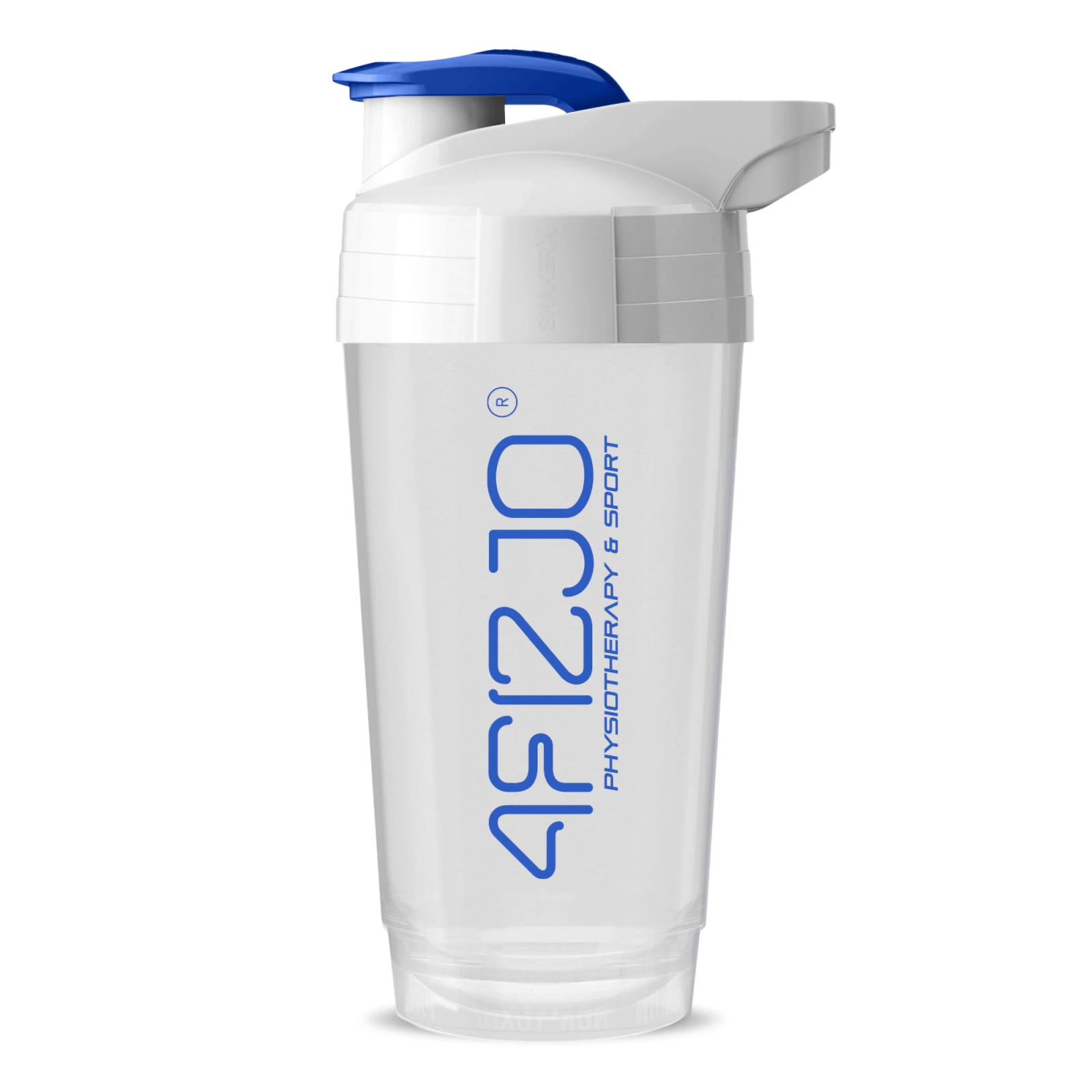 ULTRA Leak-Proof Protein Shaker Bottle 700 ml, White-Blue