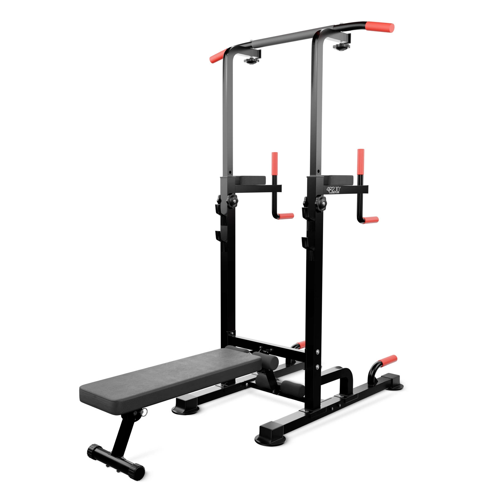 4FIZJO PRO+ Power Tower with Pull-Up Bar and Adjustable Bench