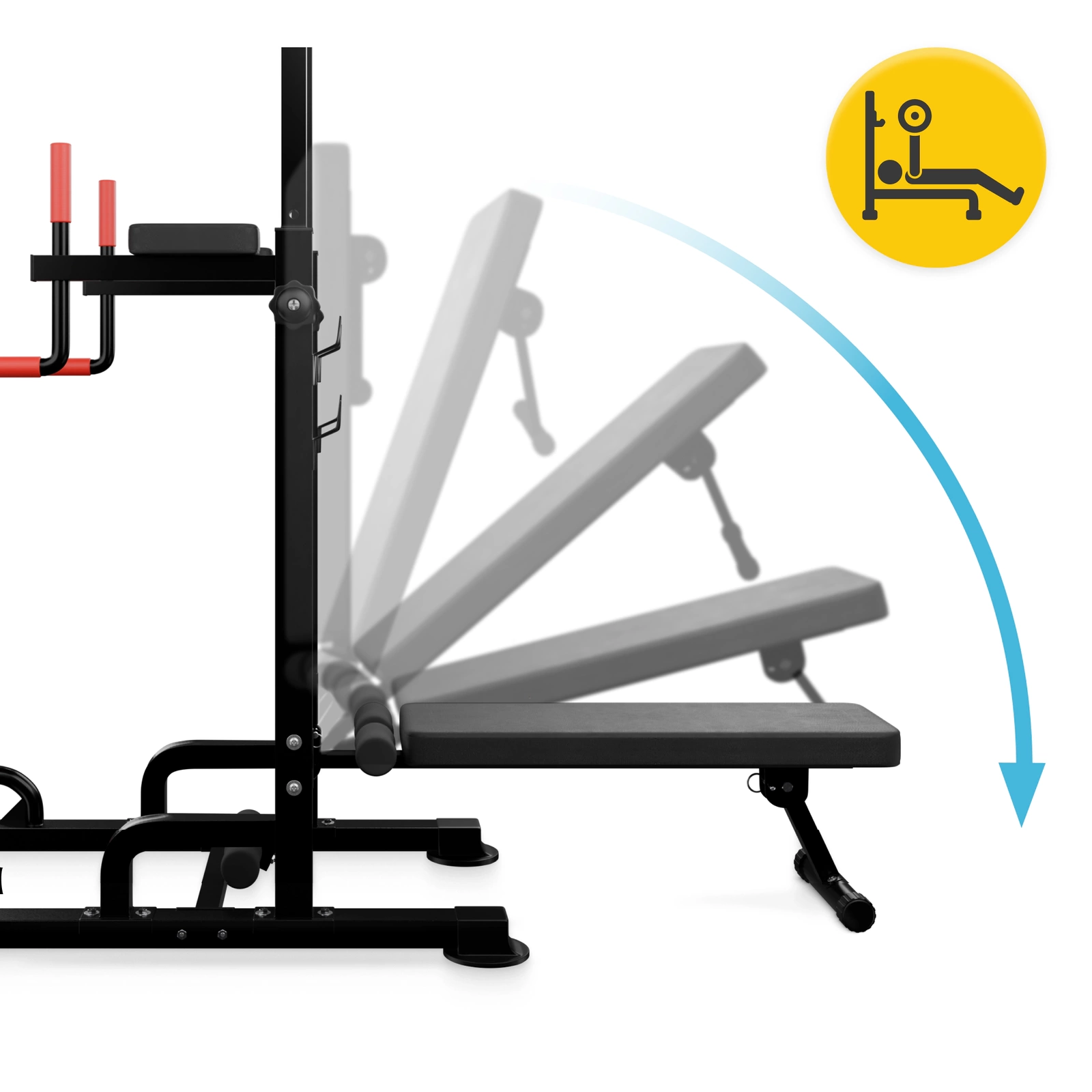 4Fizjo 1542 PRO+ Multifunctional Pull-up Bar with Bench