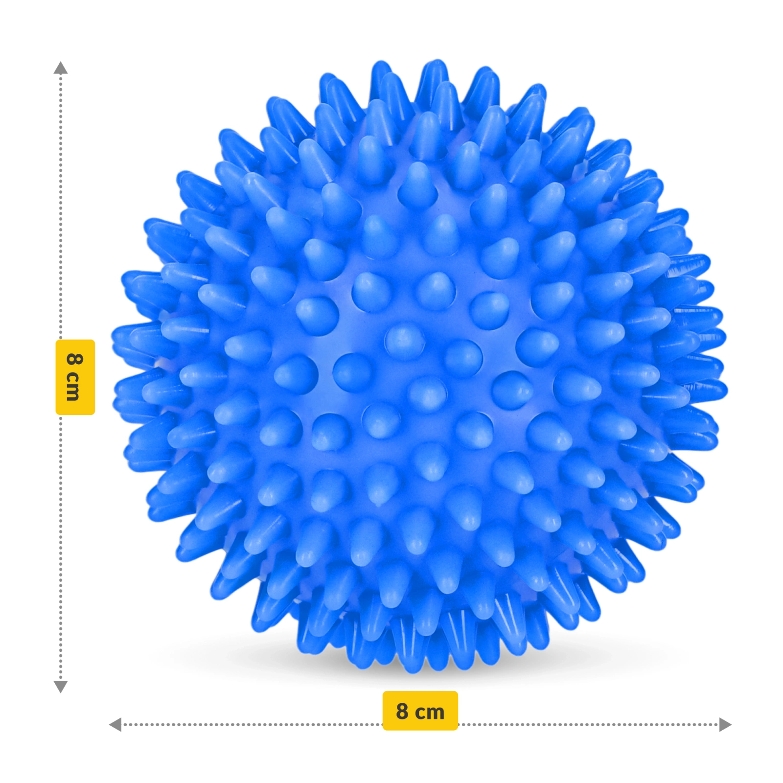 4FIZJO SPIKE+ Spiky Massage Ball for Trigger Point Therapy, 8 cm